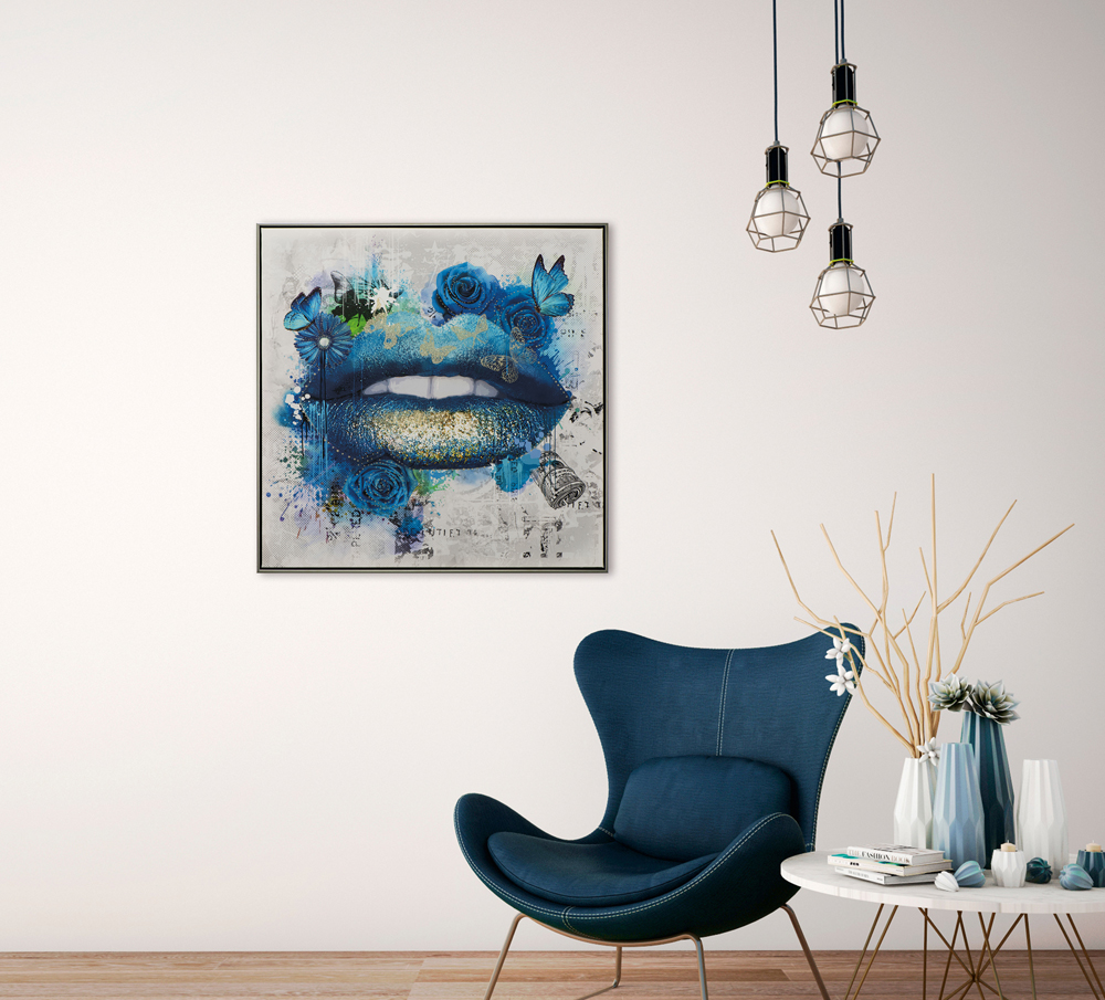 Gemälde-Blue Kiss-image LAND