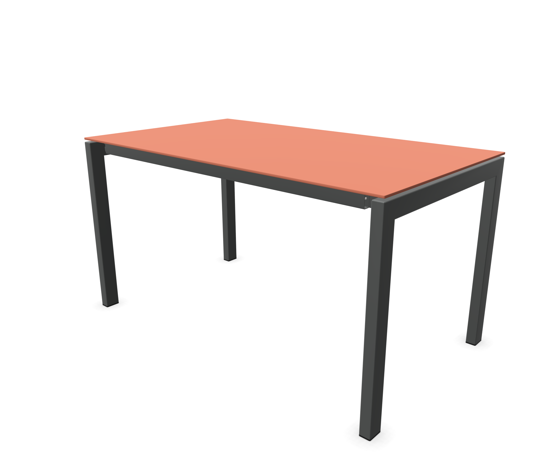 Gartentisch Luzern von Schaffner / Farbe: Terracotta / Grösse: 140 x 80 cm