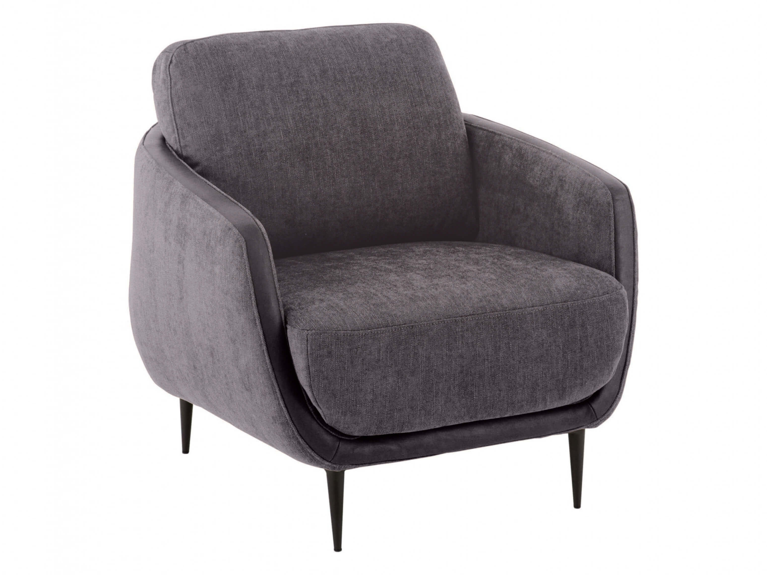 Lima Basic Candy armchair / Colour: Steel / Material: Basic fabric