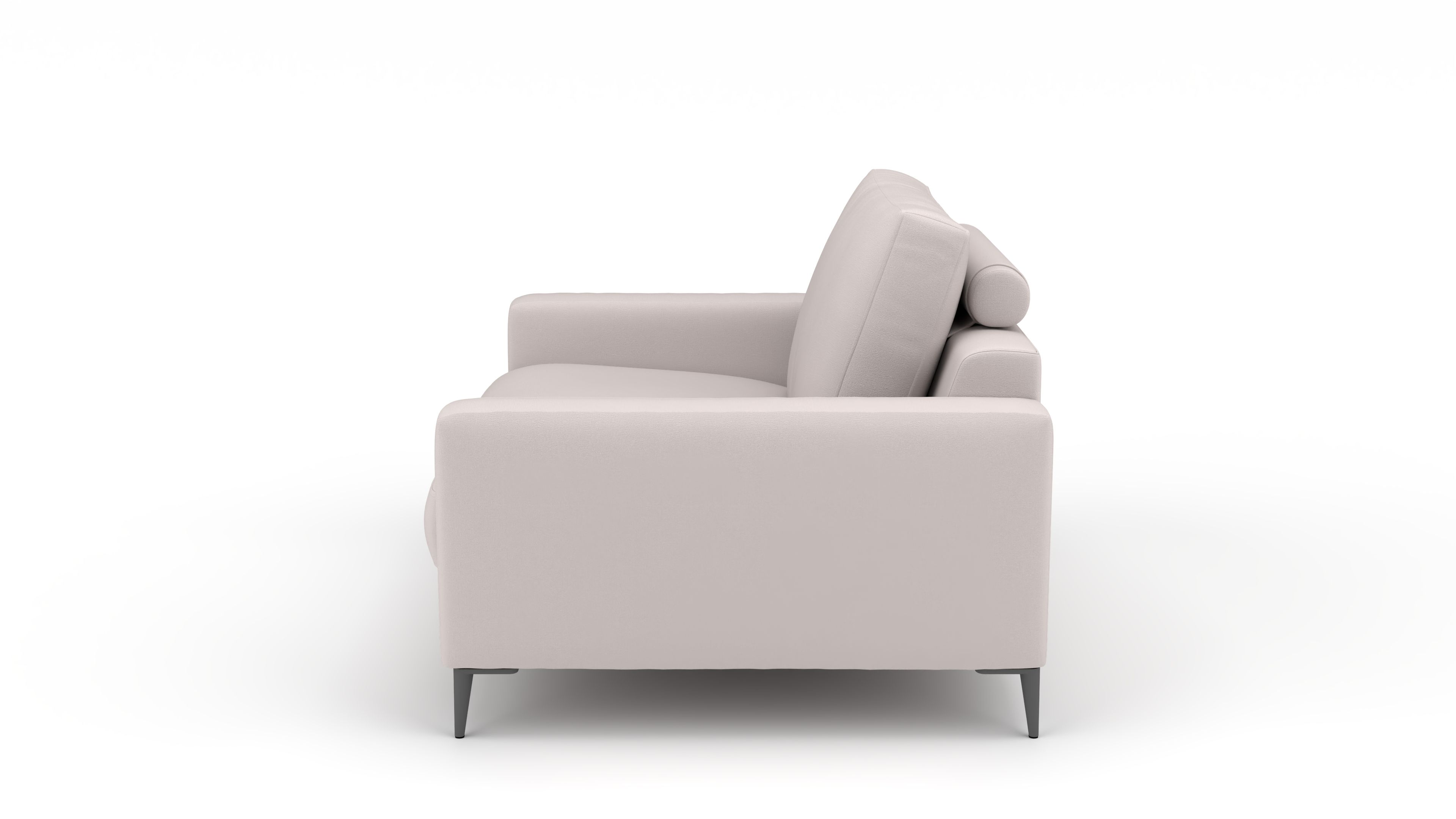 Sofa Mercury 1.5-Sitzer UrbanDesign / Farbe: White / Bezugsmaterial: Stoff