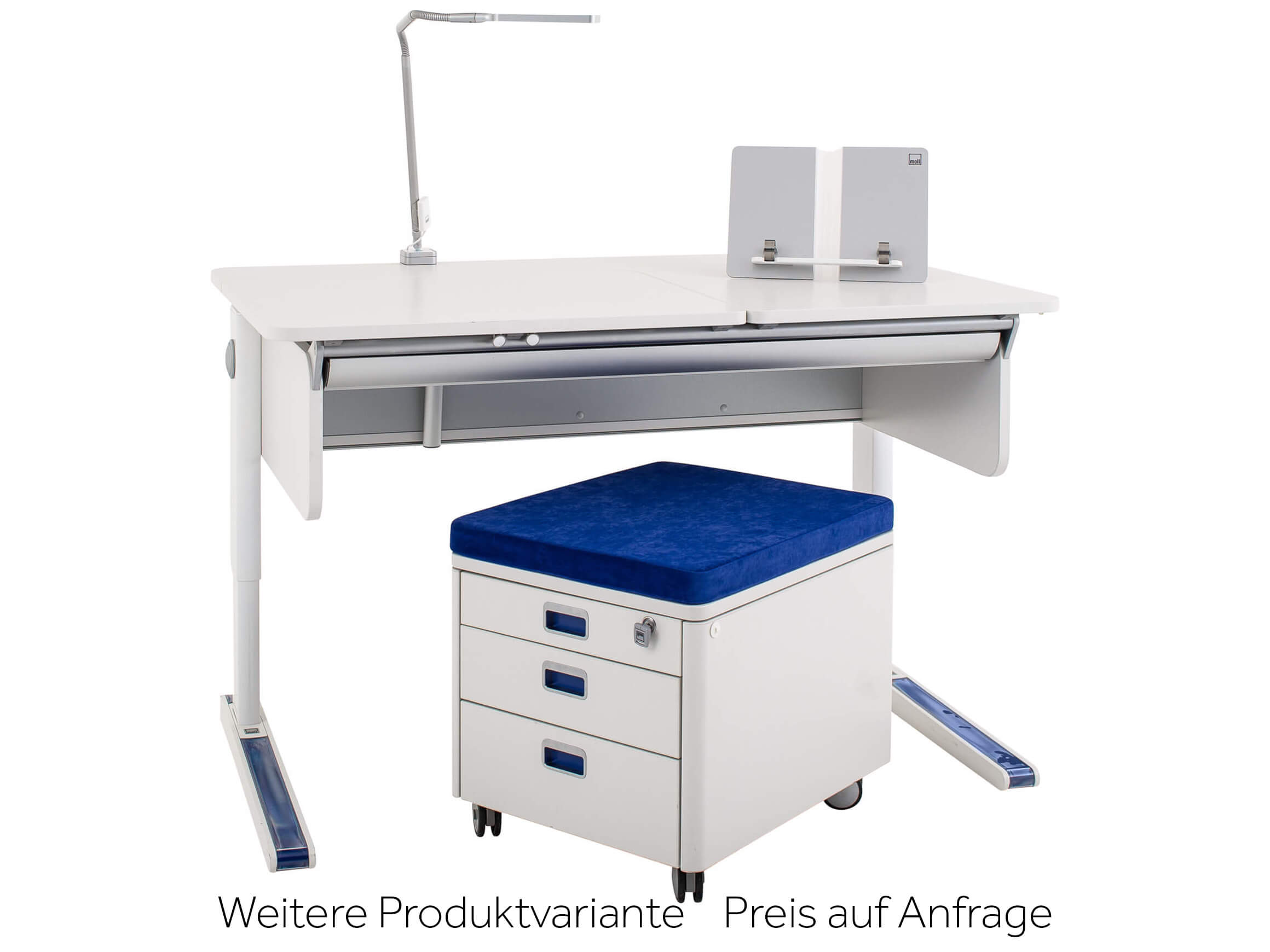 Schreibtisch Champion Moll / Farbe: Weiss