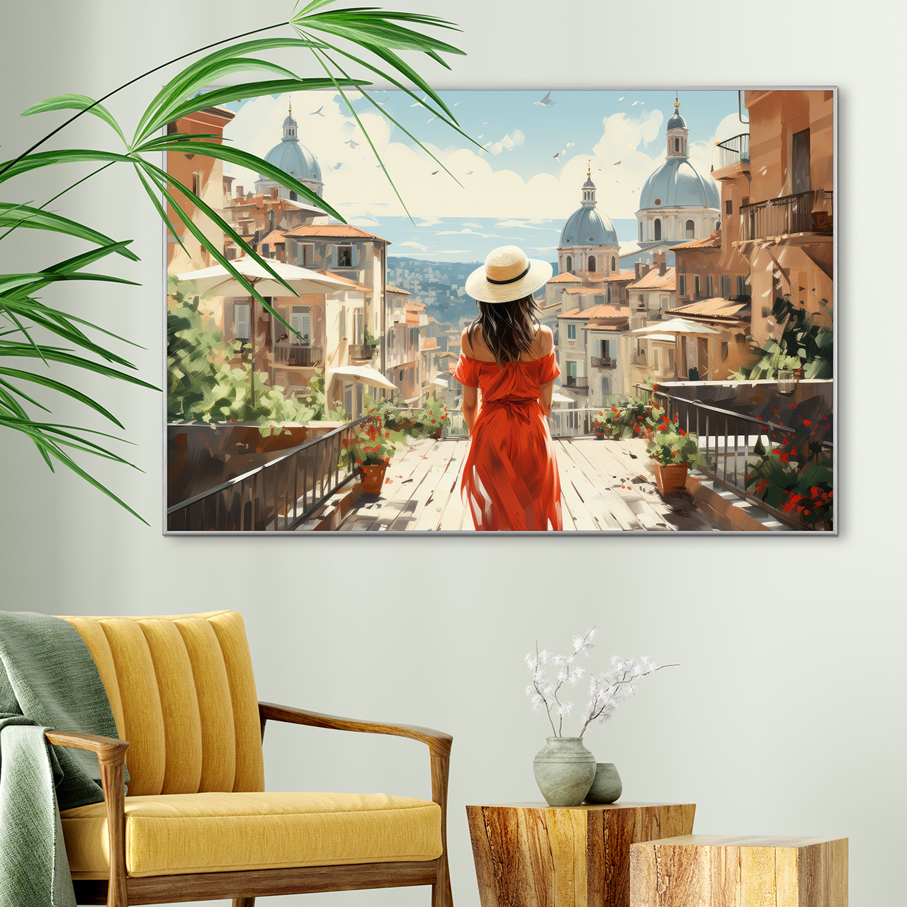 Bild mit Rahmen-Perfect View-image LAND
