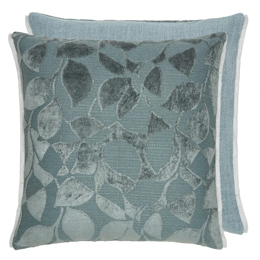 Zierkissen-Celandine, Indigoblau, 50x50 cm-Designers Guild