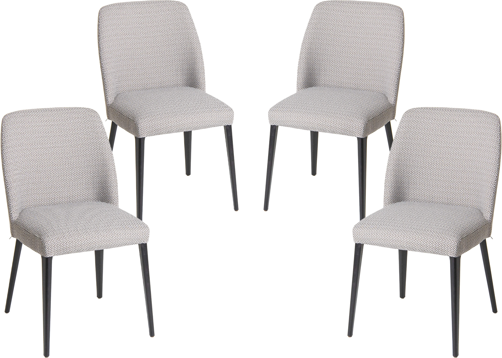 Stuhl Capitano Mobitec / Farbe: Silver / Bezugsmaterial: Polyester