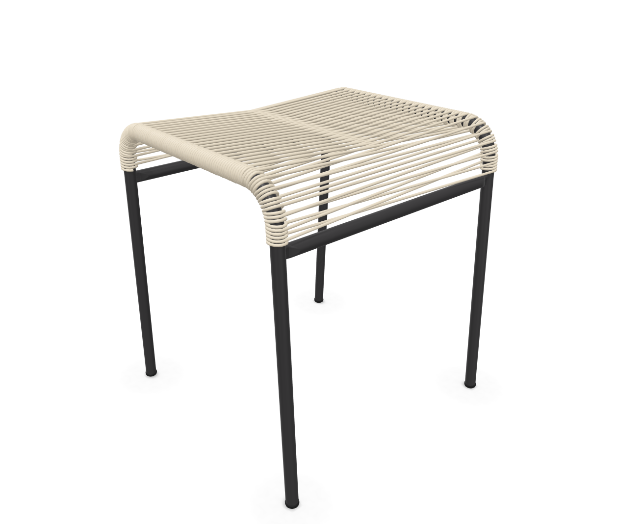 Schaffner Spaghetti-1er-Hocker Säntis Hoch Beige | Schubiger Möbel