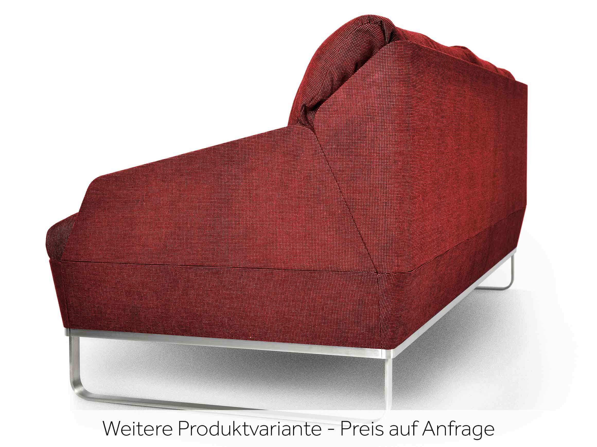 Bettsofa Bed For Living, Stoff Silber, Deluxe, b 205 cm