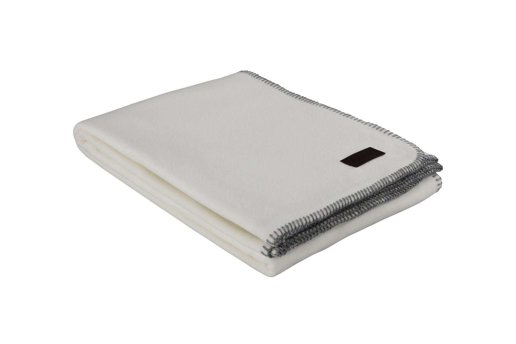 Plaid Luxusvelours, Wollweiss Eskitex AG / Farbe: Wollweiss / Grösse: 150 x 200 cm