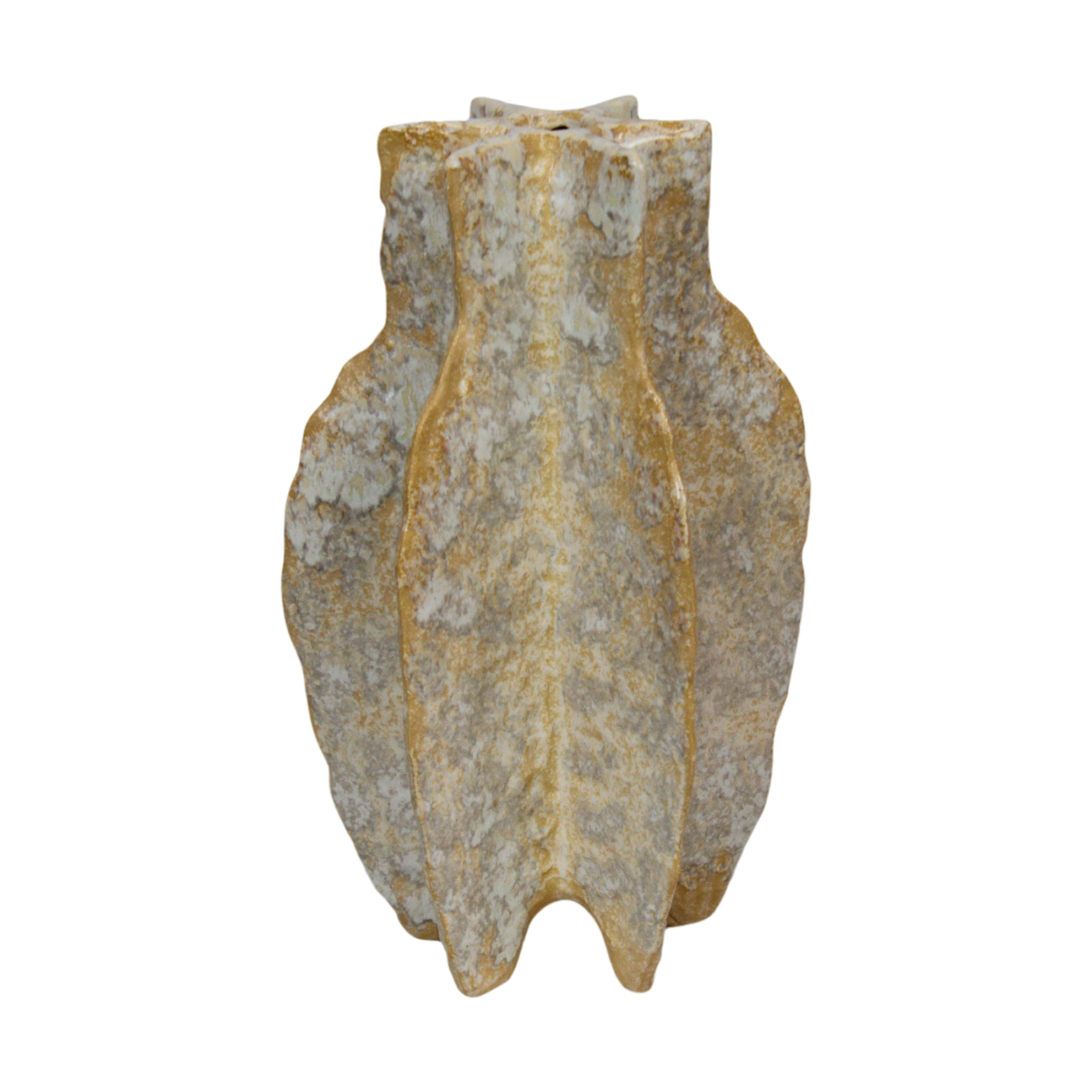 Vase Keramik, Gebrochen Weiss Decofinder / Grösse: 25 x cm