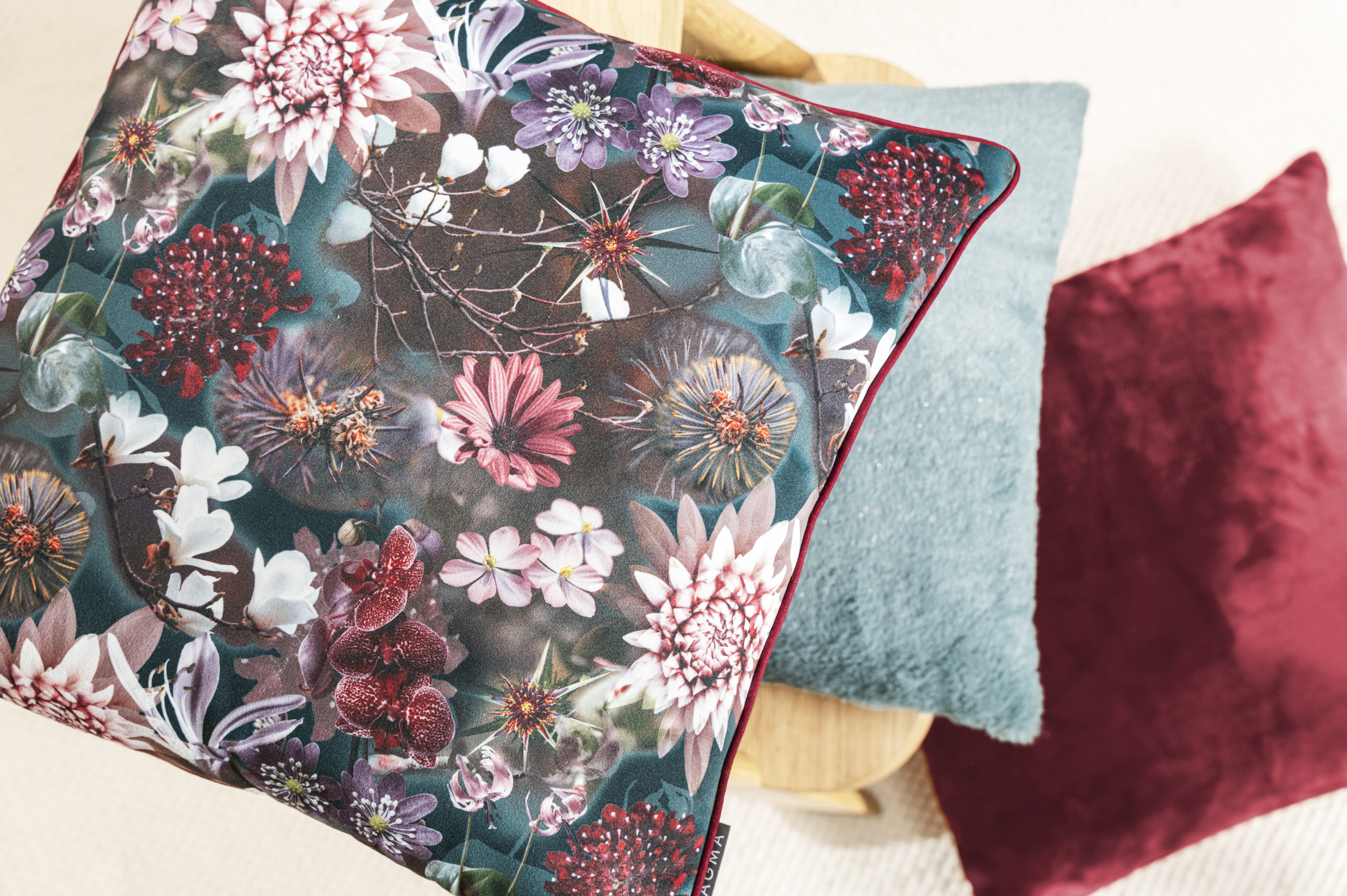 Kissenhülle Eleonore, Altrose 45x45 cm Magma