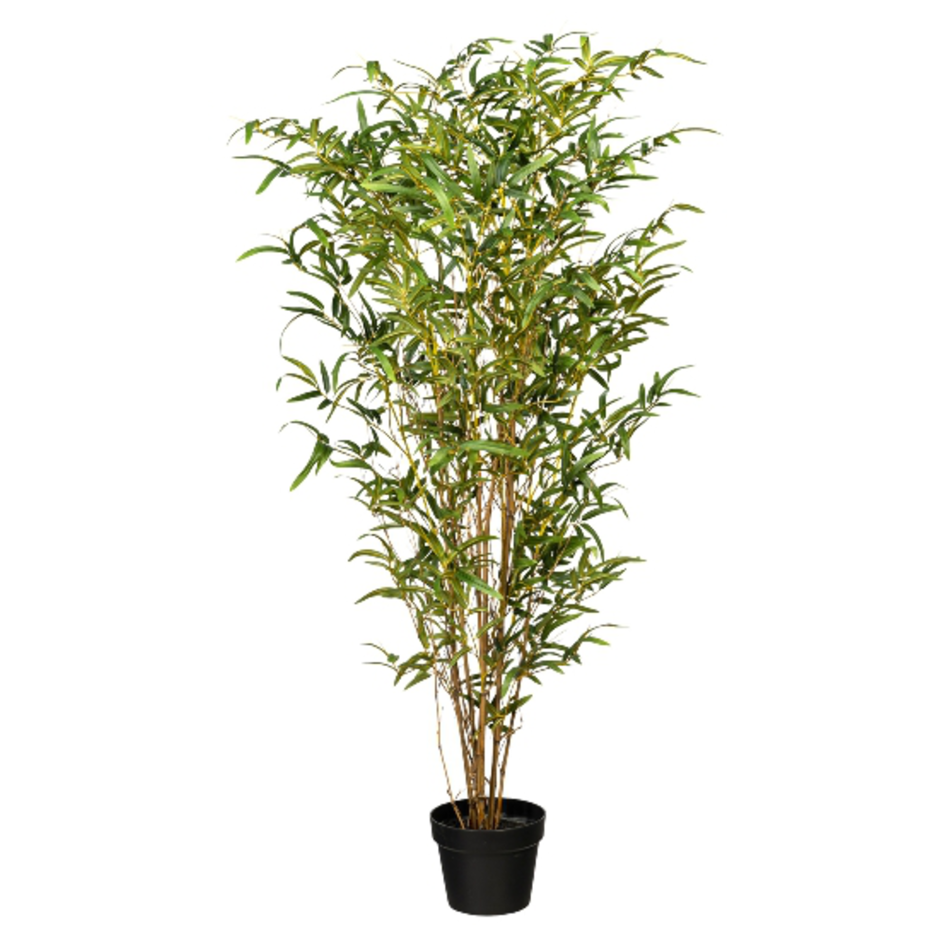 Kunstpflanze Bambus Naturstamm H: 120 cm Gasper / Farbe: