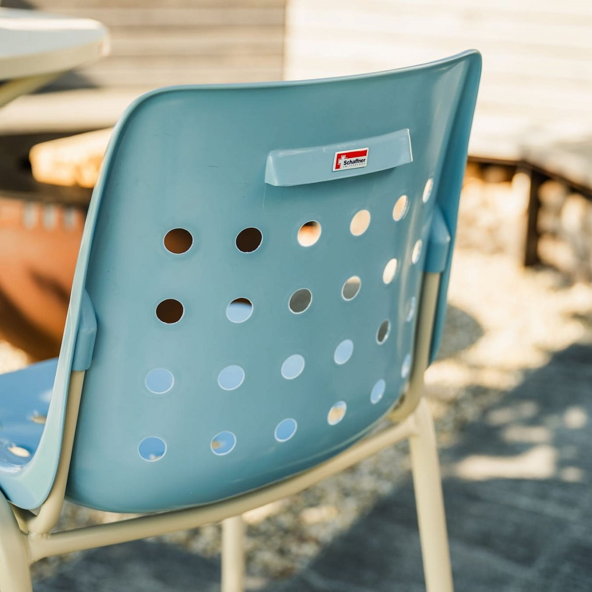 Barstuhl Bermuda von Schaffner / Farbe: Hellgrün / Grösse: 52 x 54 cm