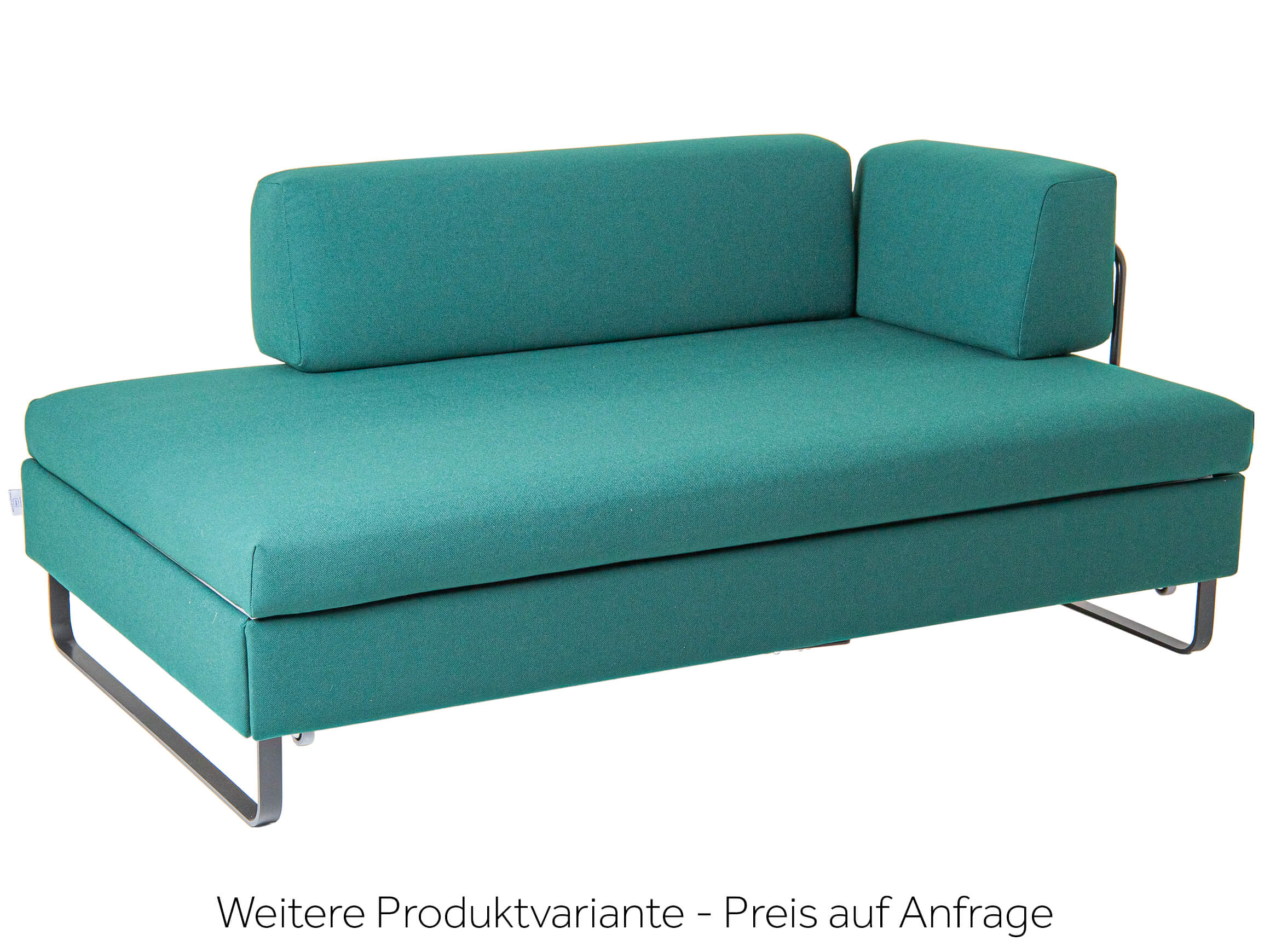 Bettsofa Bed For Living Swiss Plus / Farbe: Grün Lime Schwarz