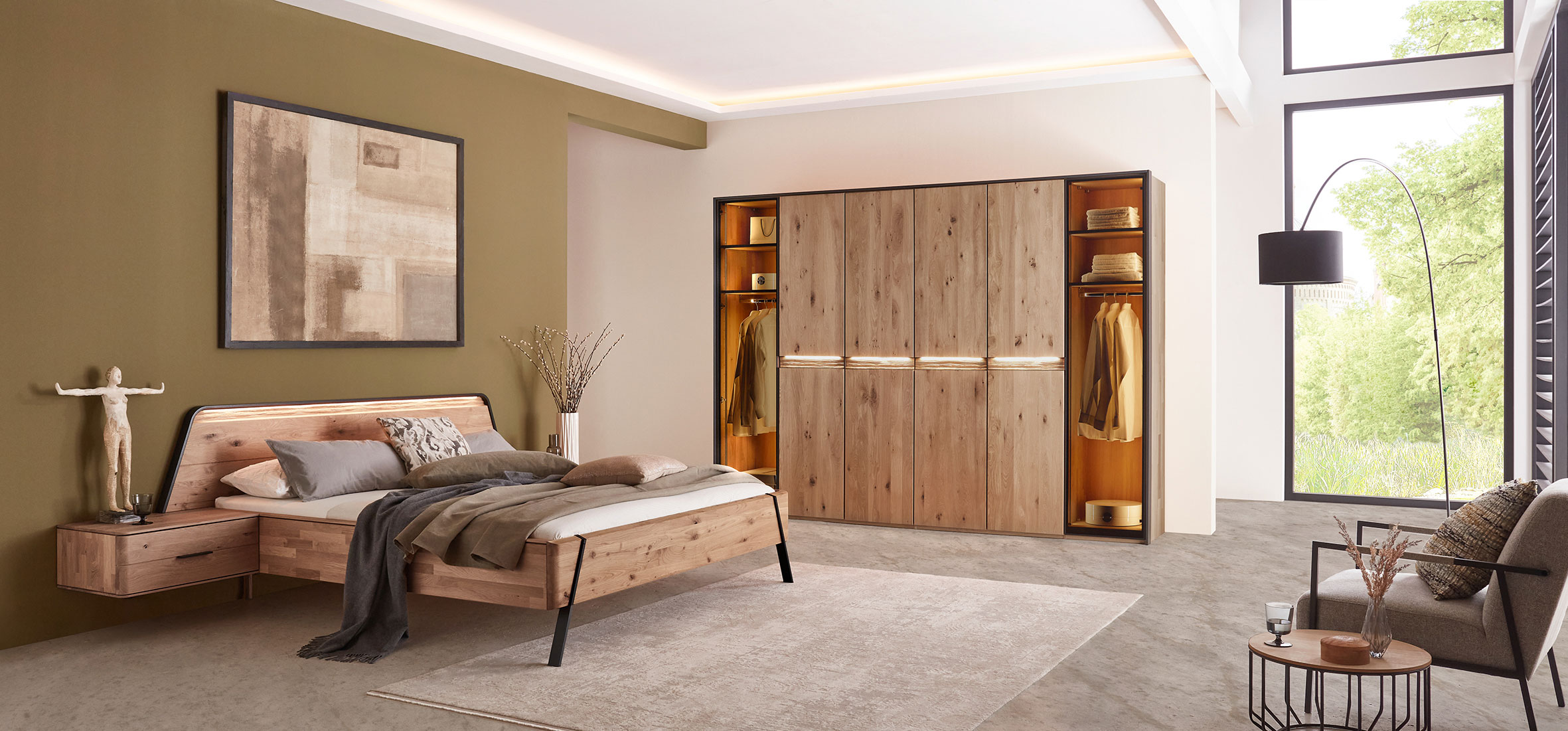 Drehtürenschrank Starnberg Thielemeyer / Farbe: Eiche