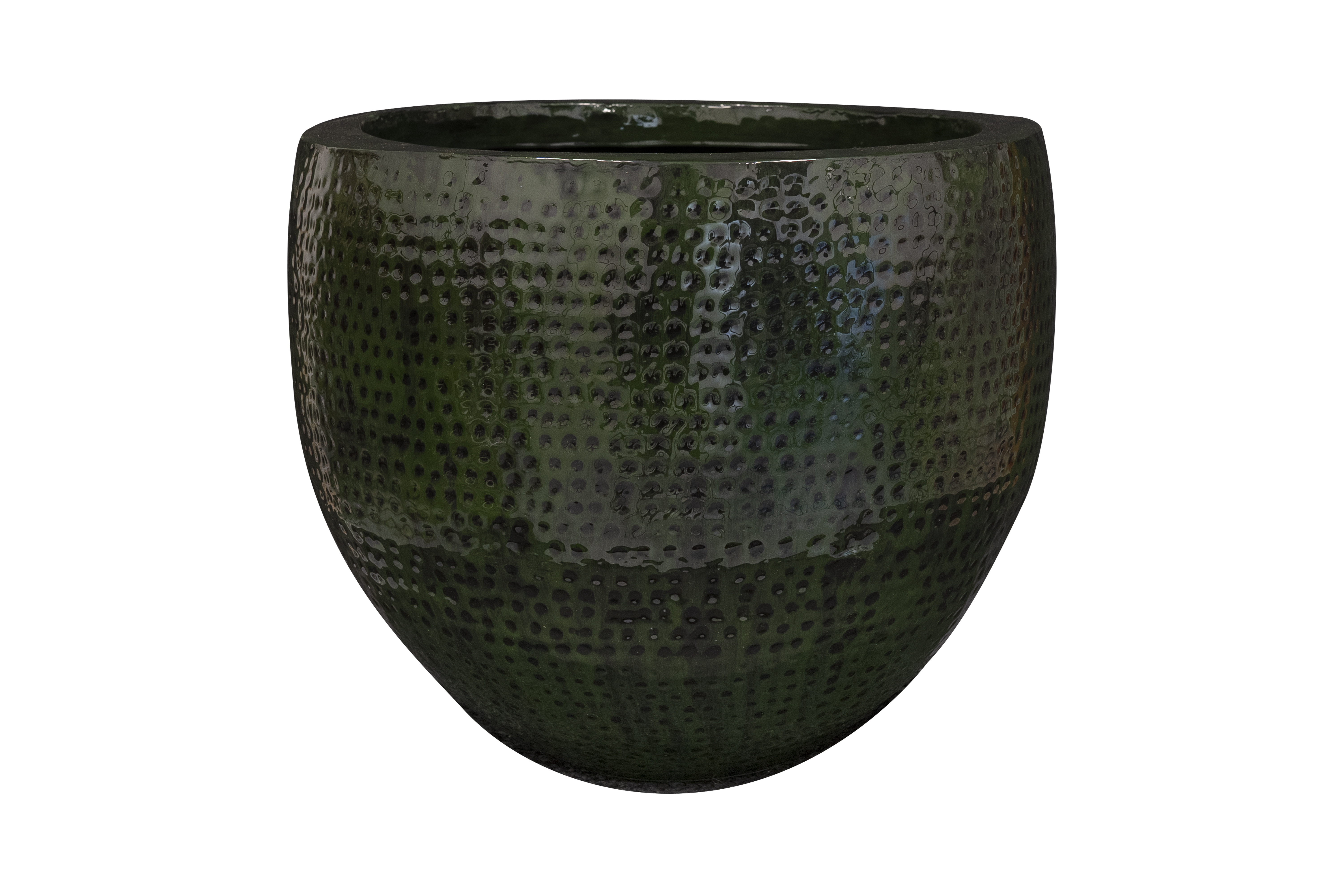 Gefäss Thom, Metall, Waldgrün H: 44 cm Decofinder