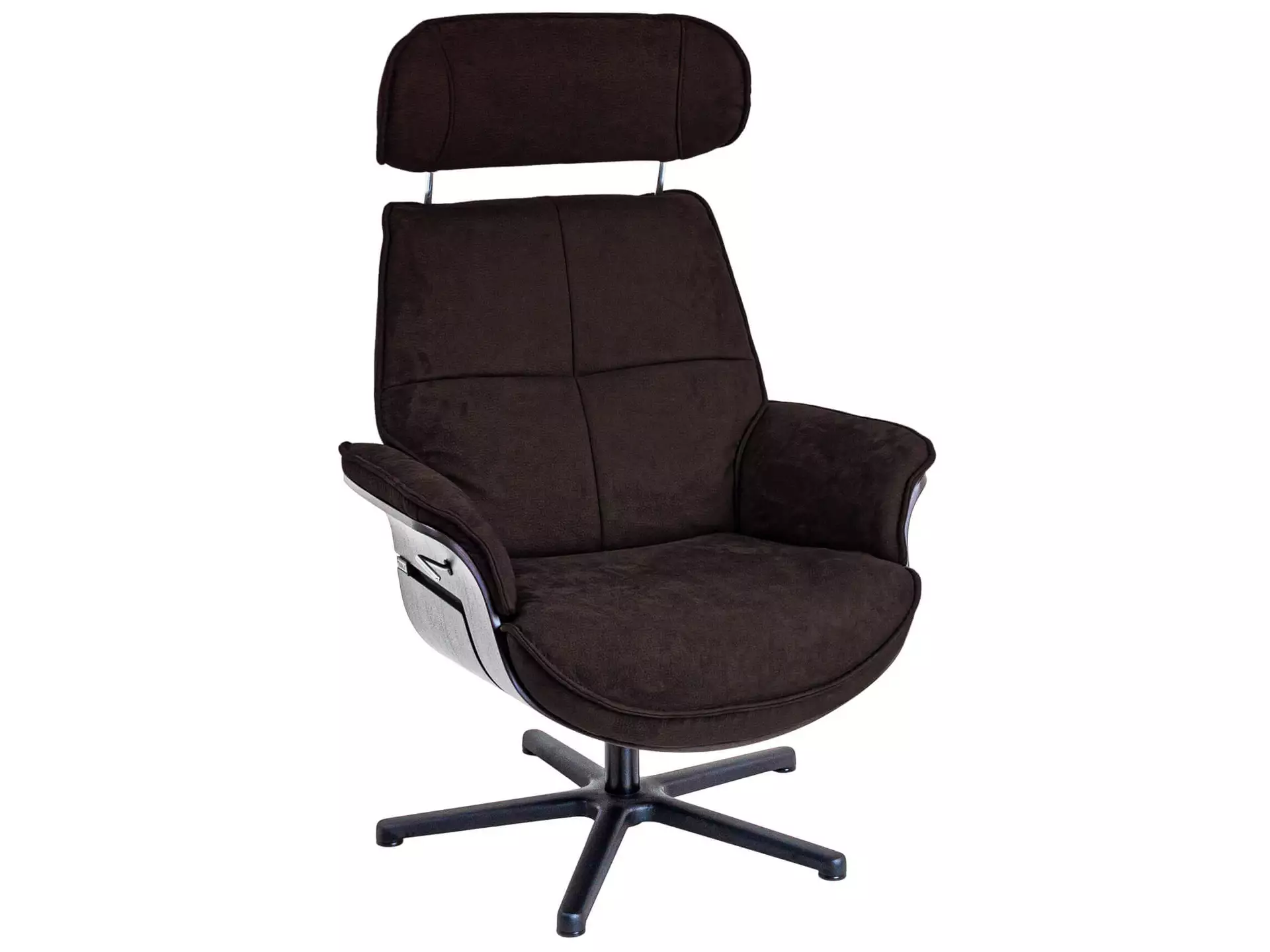 Relaxer Curacao Eiche Dunkel Basic Polipol / Farbe: Anthrazit / Material: Stoff Basic
