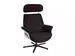 Relaxer Curacao Eiche Dunkel Basic Polipol / Farbe: Anthrazit / Material: Stoff Basic