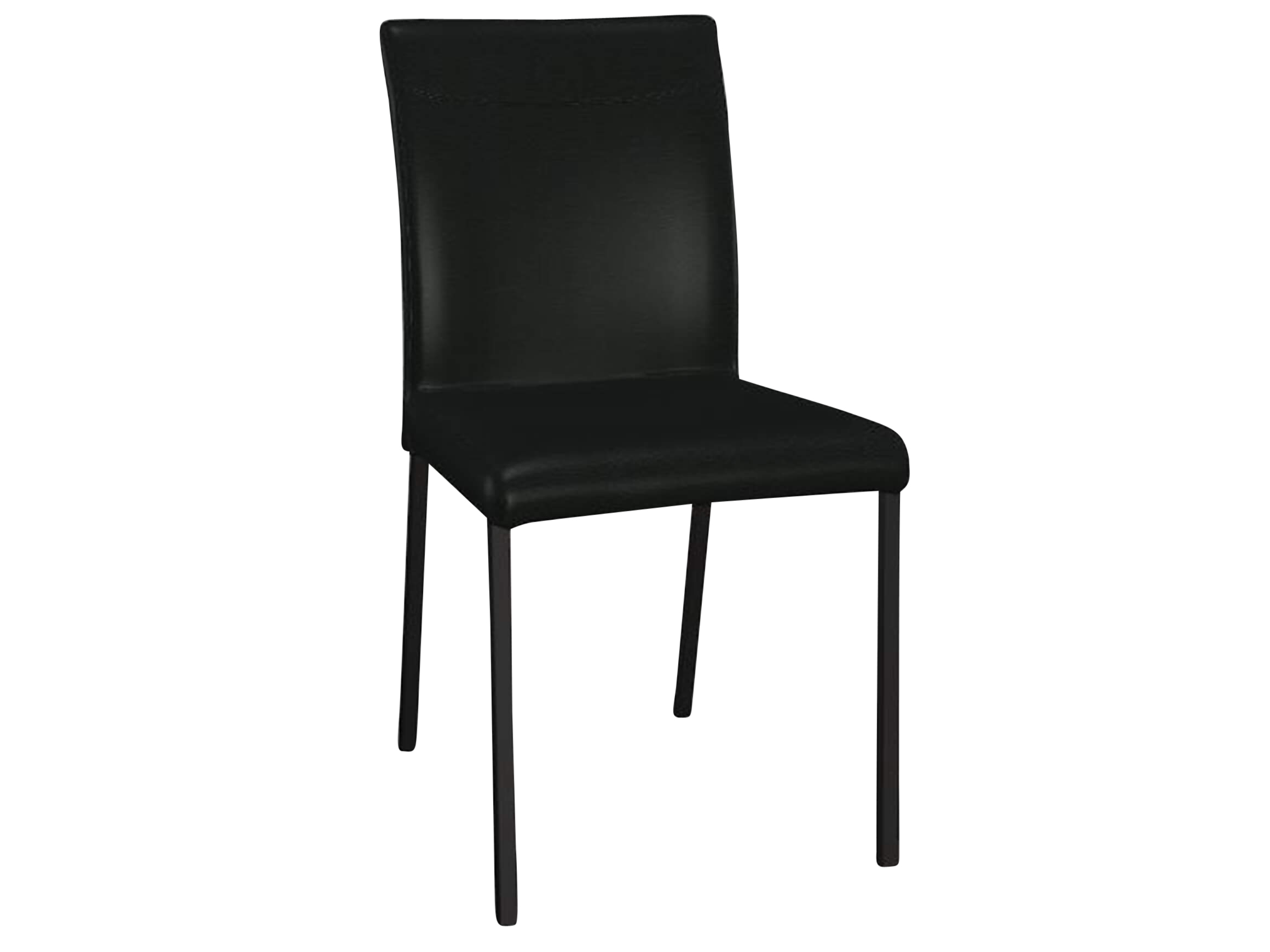 Stuhl Leicht Premium Trendstühle / Farbe: Nero / Material: Leder