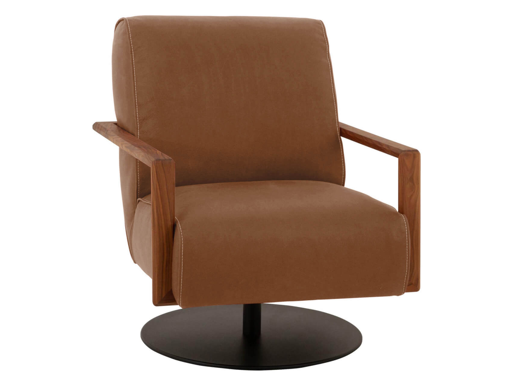 Sessel Iris Basic Koinor / Farbe: Chai / Material: Leder Basic