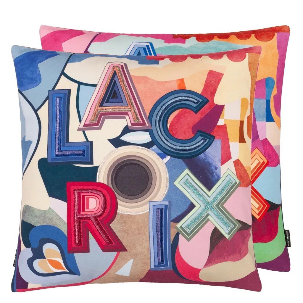 Designers Guild Kissen Lacroix Palette - Multicolore Mehrfarbig | Schubiger Möbel