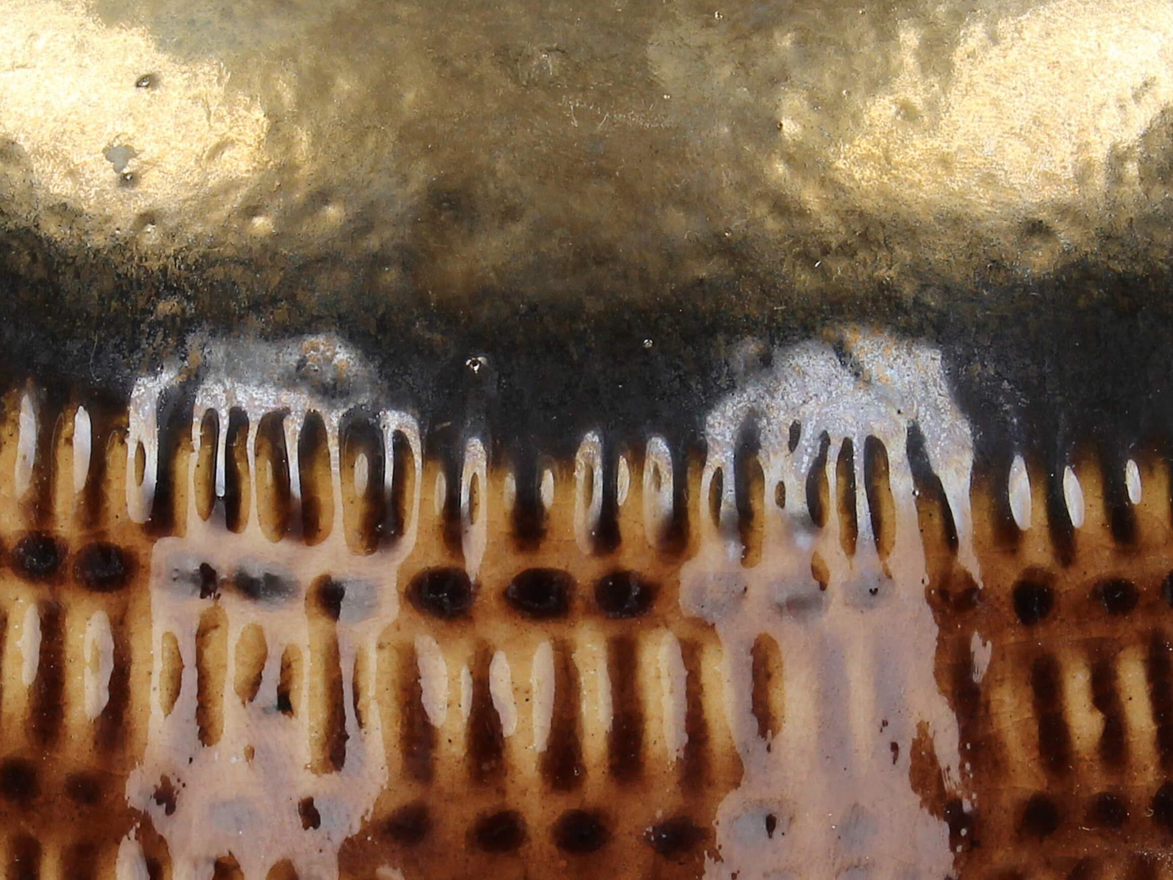 Vase Keramik Braun H: 43 cm Kersten