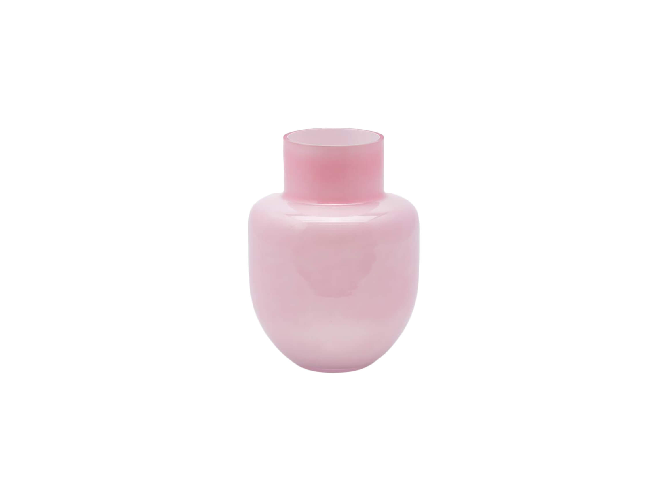 Vase Glas Rosa H: 25 cm Edg / Farbe: Rosa