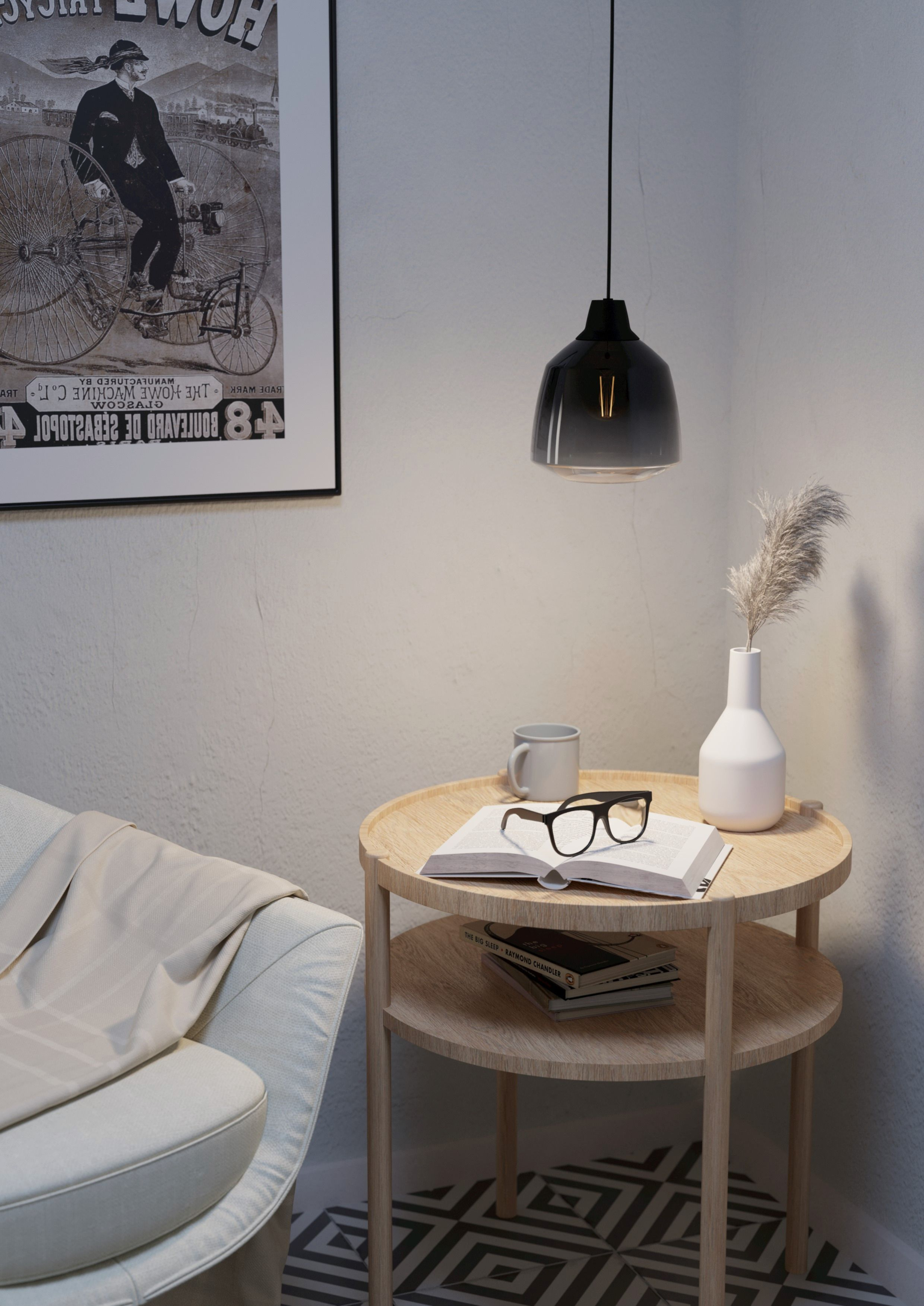 Pendant light Roomio No.9803 Eglo / Colour: Grey Black