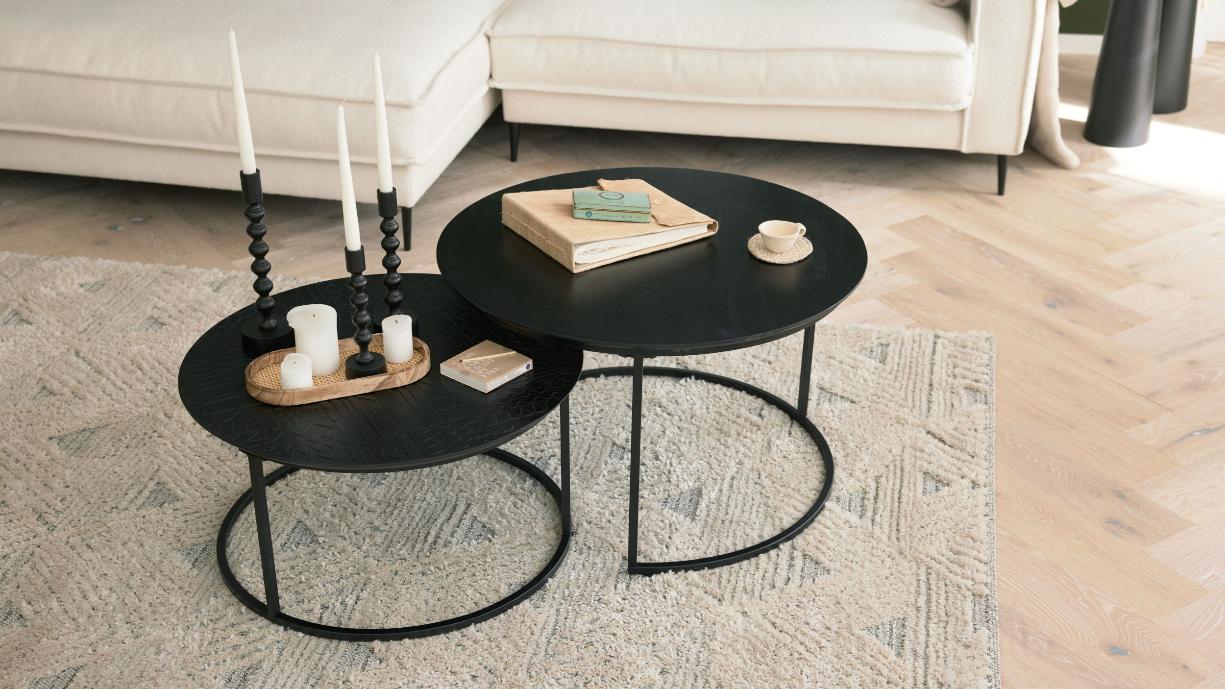 Coffee table set 1-2 Roomio No. 2001 Gutmann / Colour: