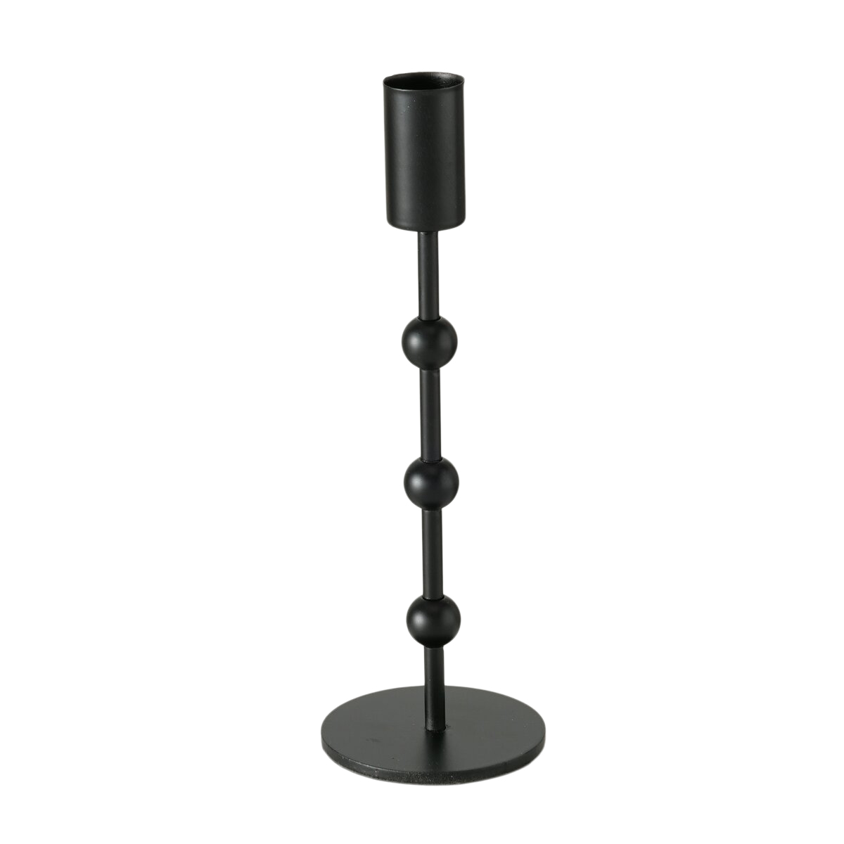 Boltze Kerzenständer Kimberly, Eisen, Schwarz  | Schubiger Möbel