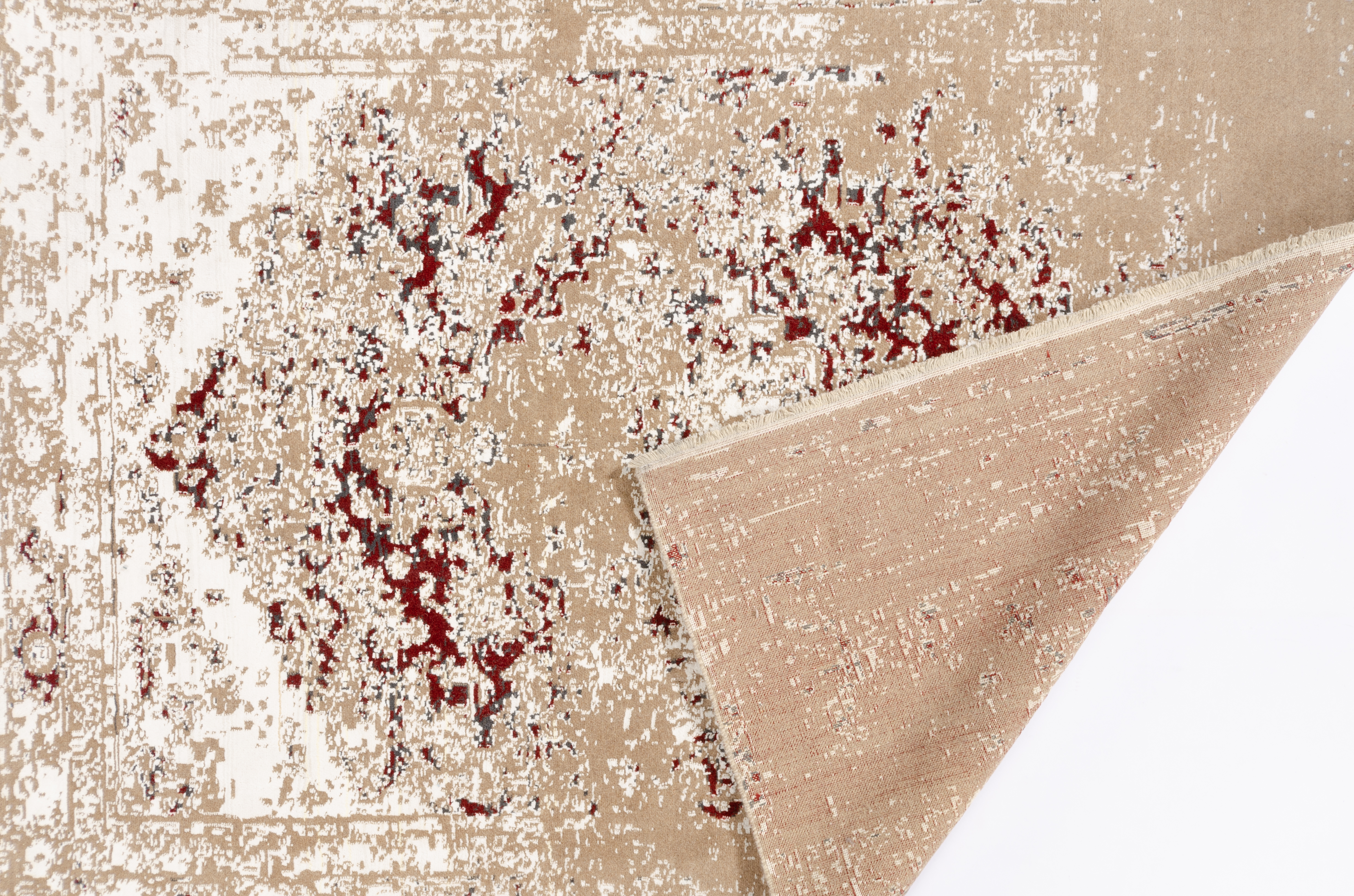 Moderner Teppich Vintage Moda Negra/ Farbe: Beige / Masse (BxT) :181x227 cm