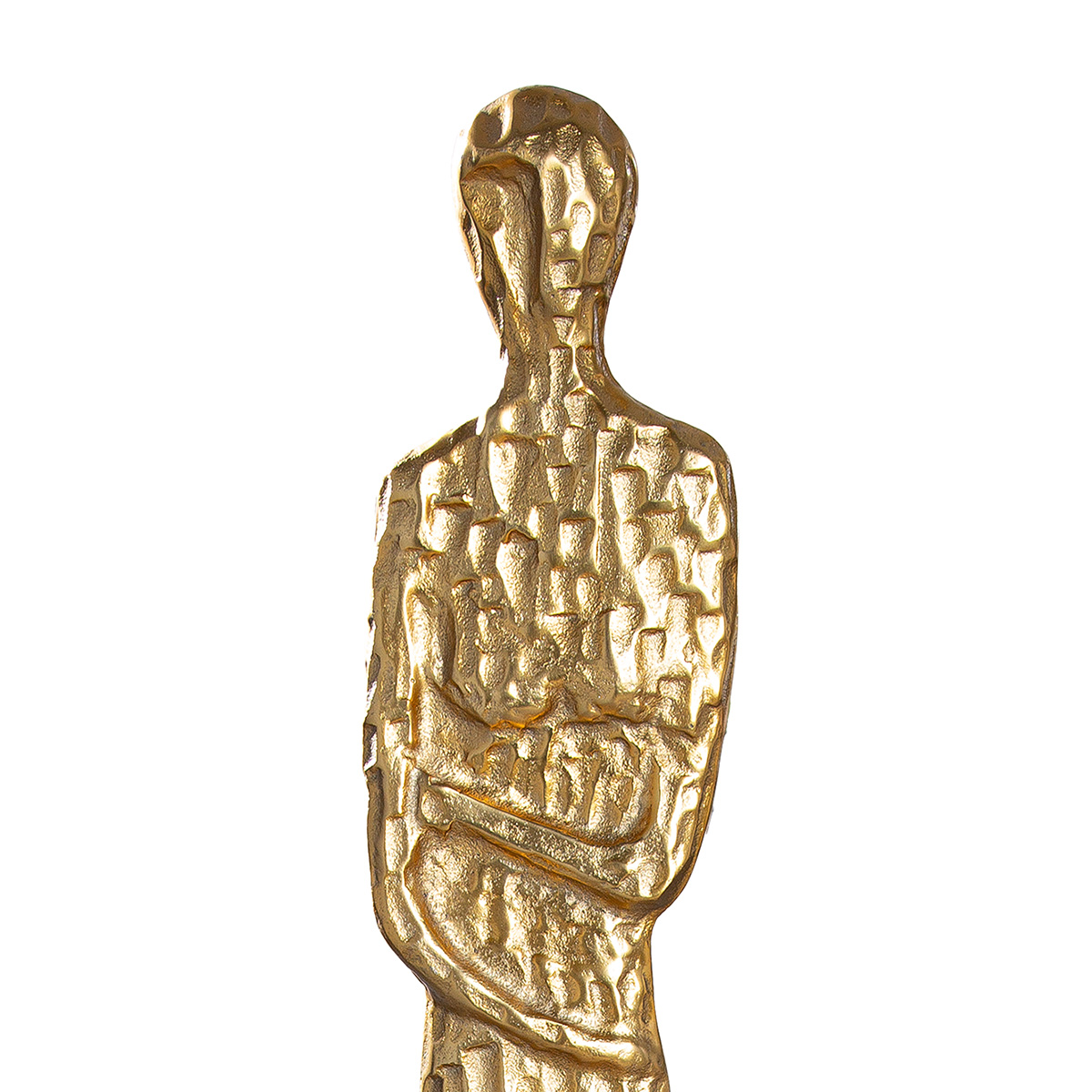 Windlicht Frau, Salvina, Aluminium, Gold H: 138 cm Gilde