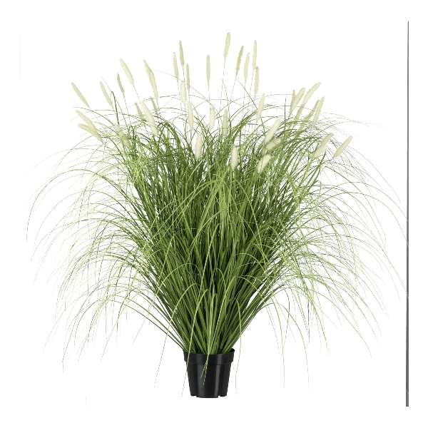 Kunstpflanze Pennisetum-Gras im Topf, Grün H: 115 cm Gasper