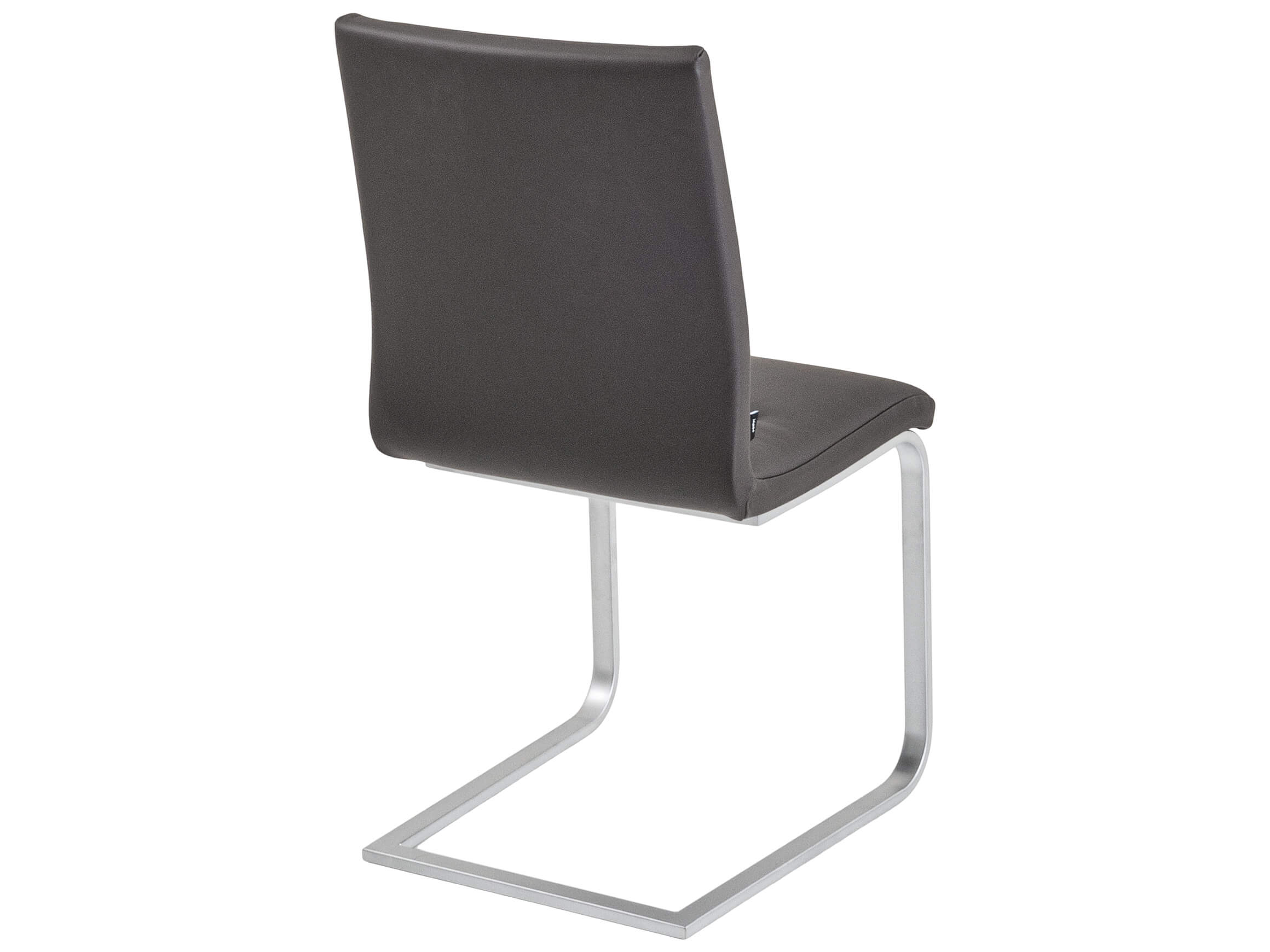 Freischwinger Mona Seetal / Farbe: Mocca / Bezugsmaterial: Leder