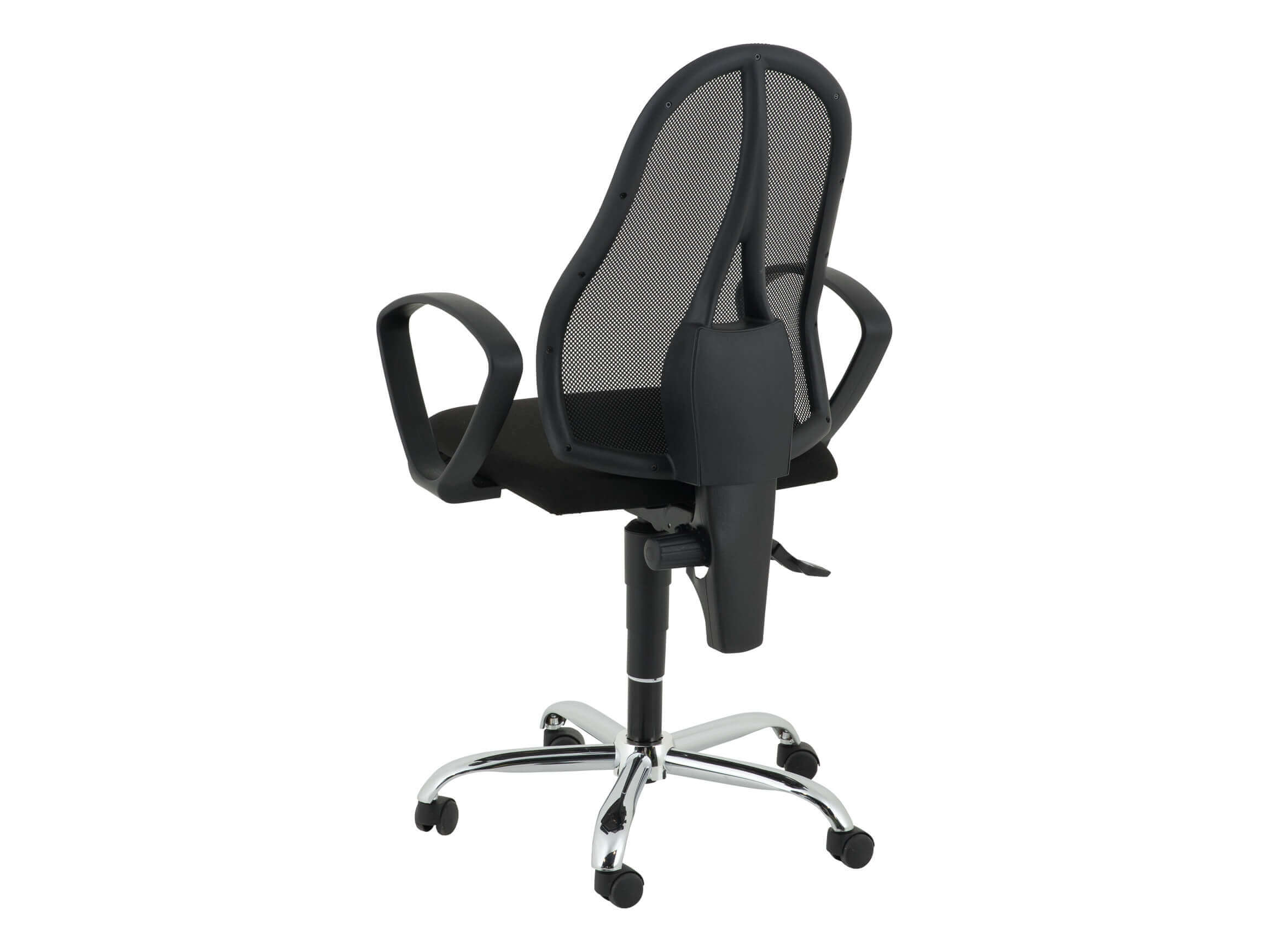 Bürostuhl Otto, Schwarz, Höhenverstellbar, b 50 cm t 60