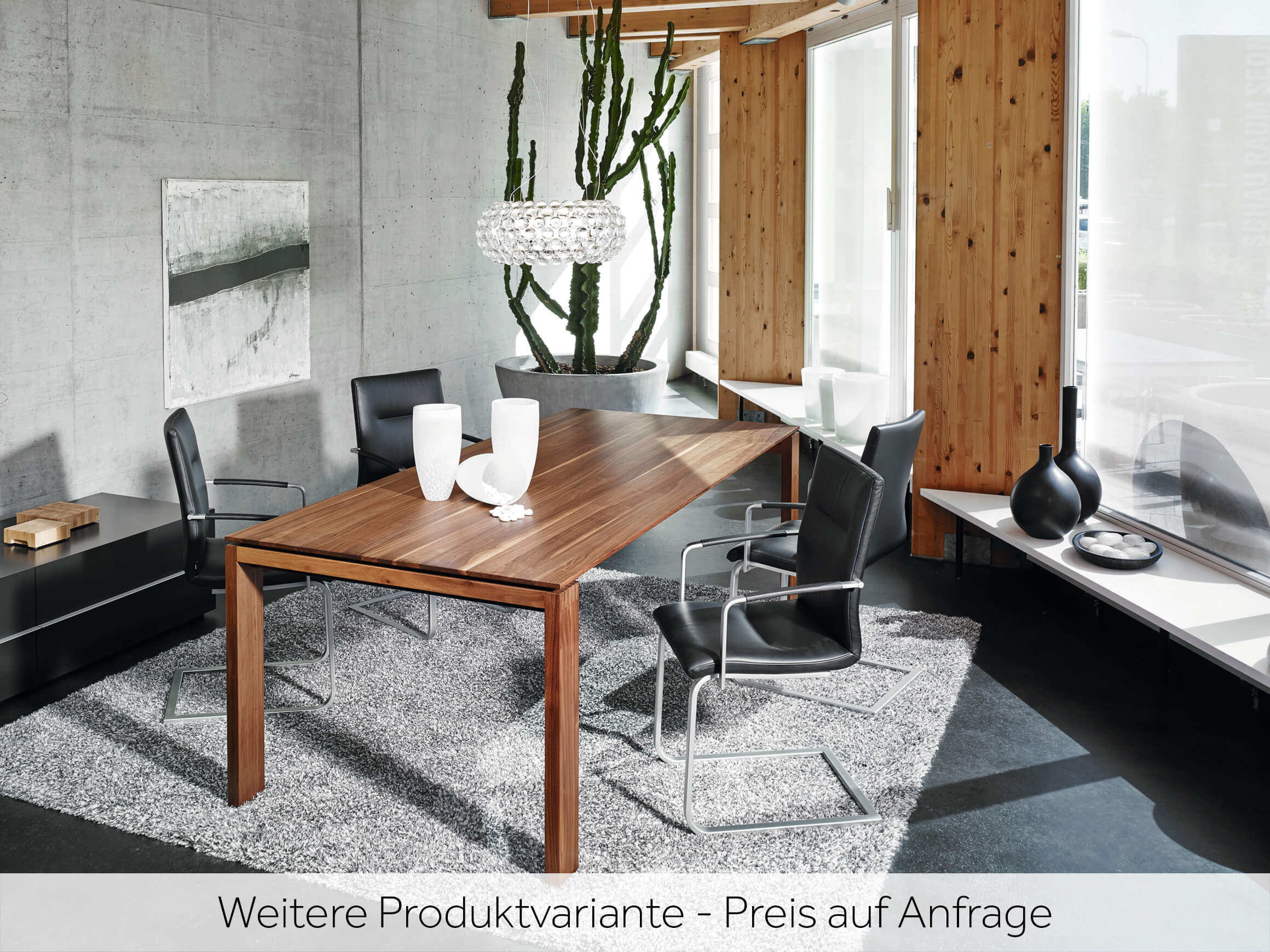 Armlehnstuhl Mona Seetal / Farbe: Mocca / Bezugsmaterial: Leder