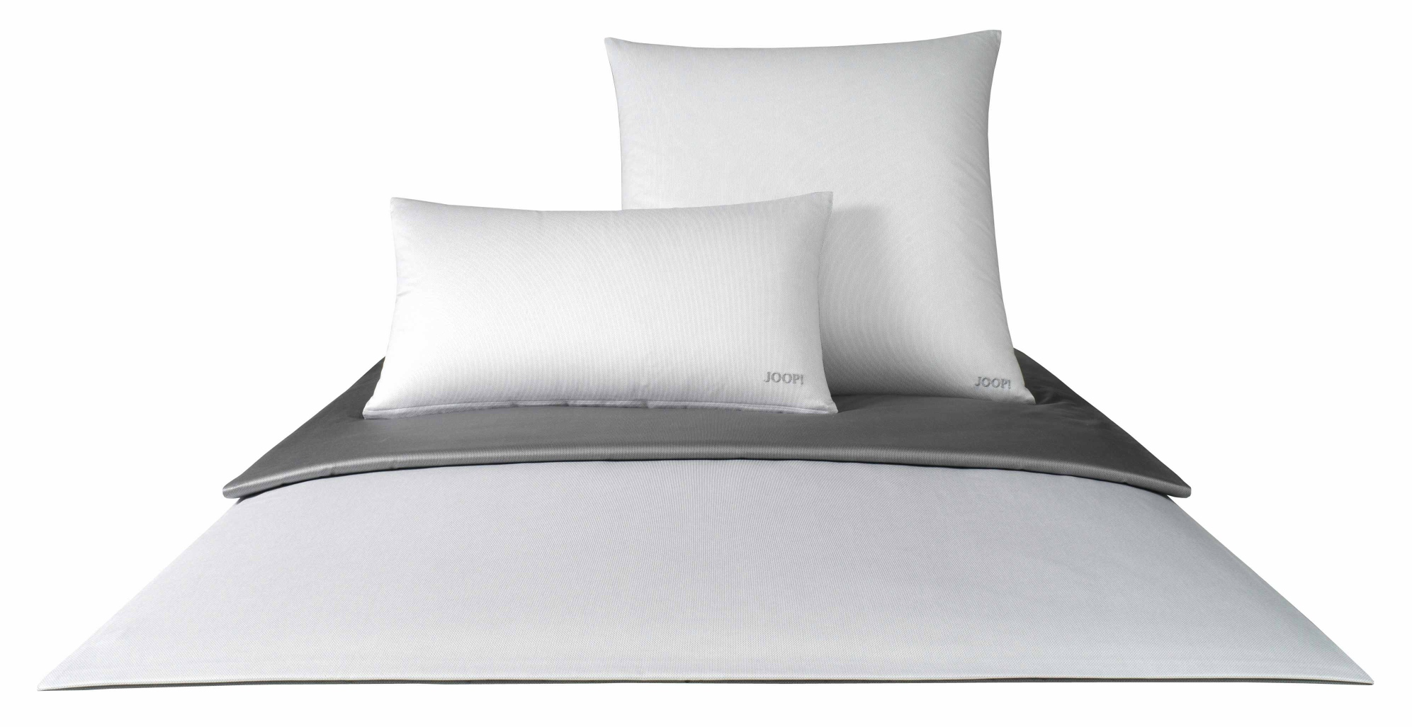 Bettwäsche Micro Pattern, Silber von Joop
