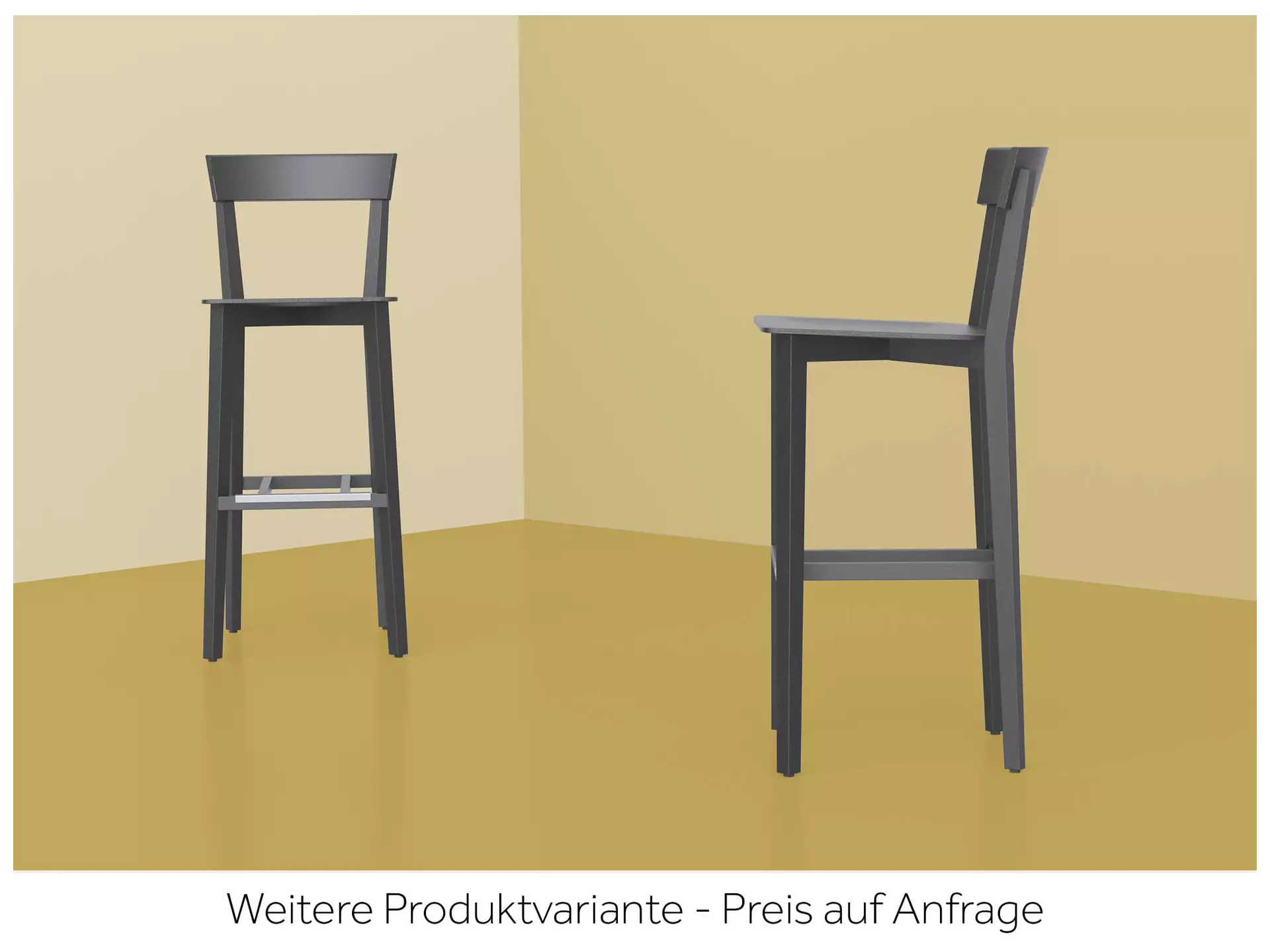 Barhocker Barista Sitzplatz / Farbe: Schwarz