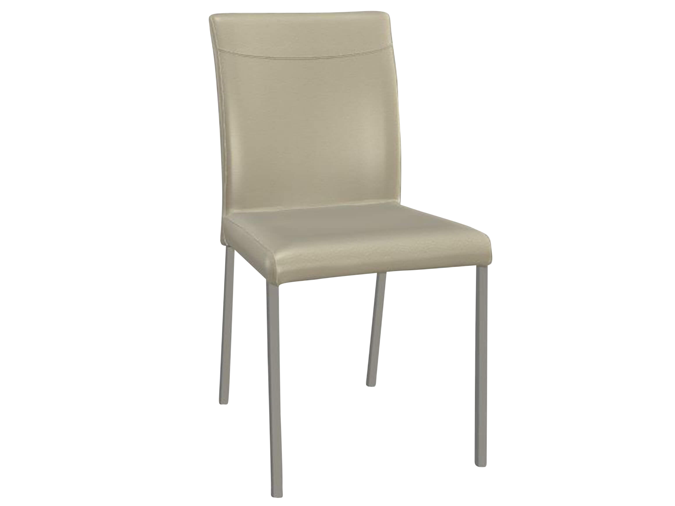 Stuhl Leicht Premium Trendstühle / Farbe: Nebbia / Material: Leder