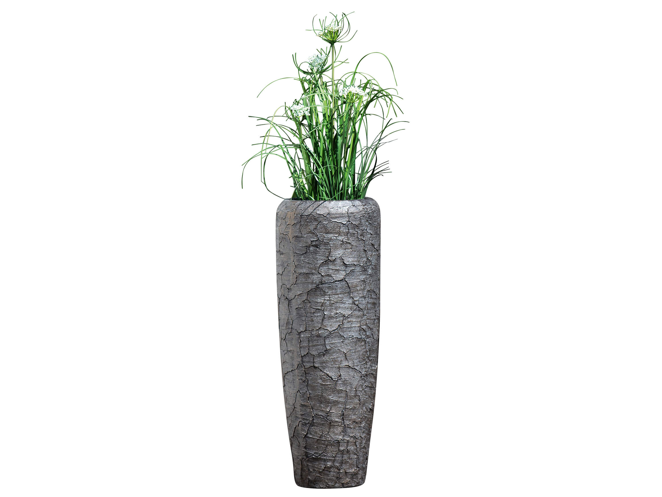 Vase Crepa Graphit H: 75 cm Gilde