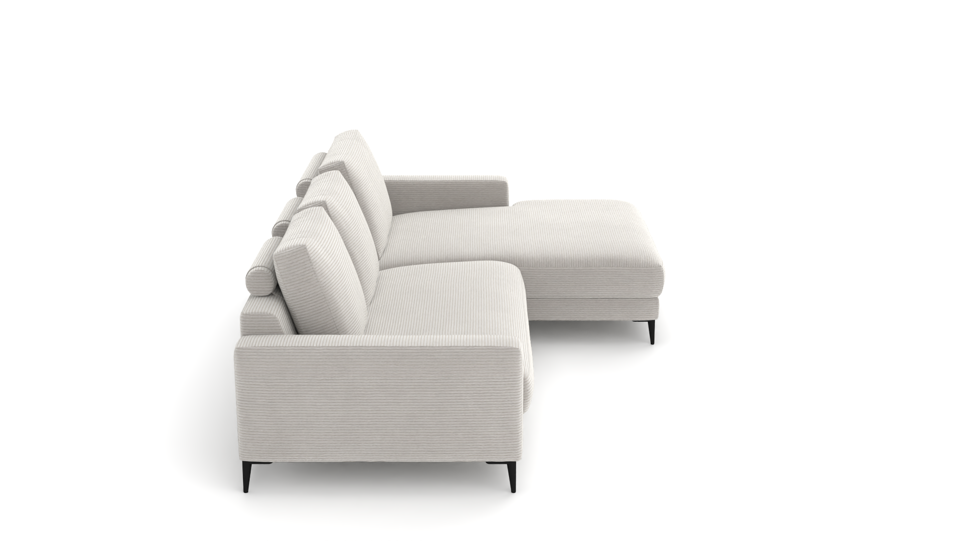 Ecksofa Mercury rechts – bequem, modern & anpassbar