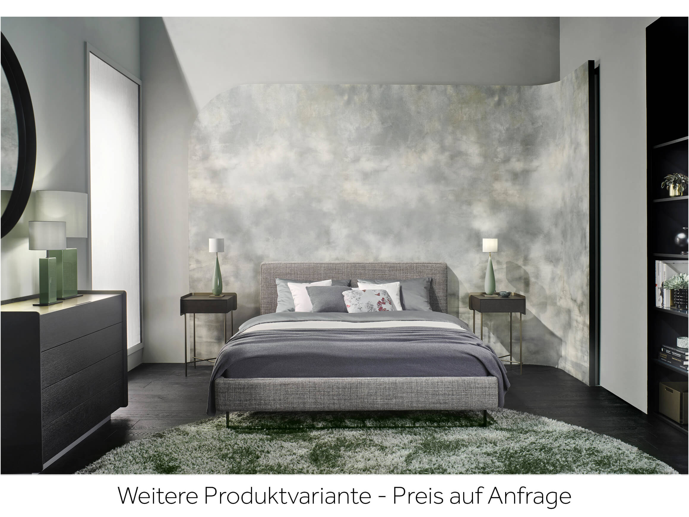 Polsterbett Chiara Erpo / Farbe: Carrara