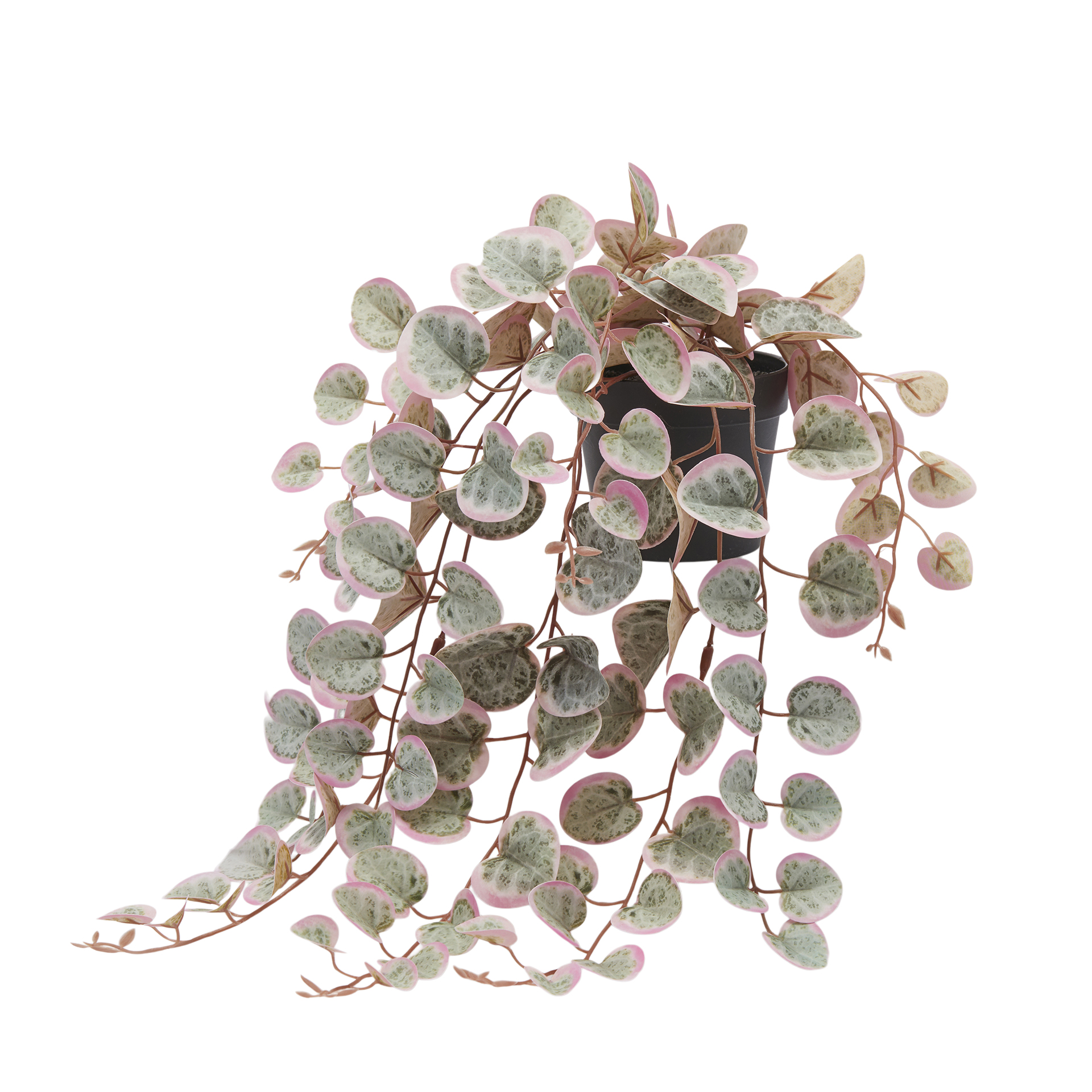 Kunstblume Seidenpflanze Hellrosa H: 40 cm Edg