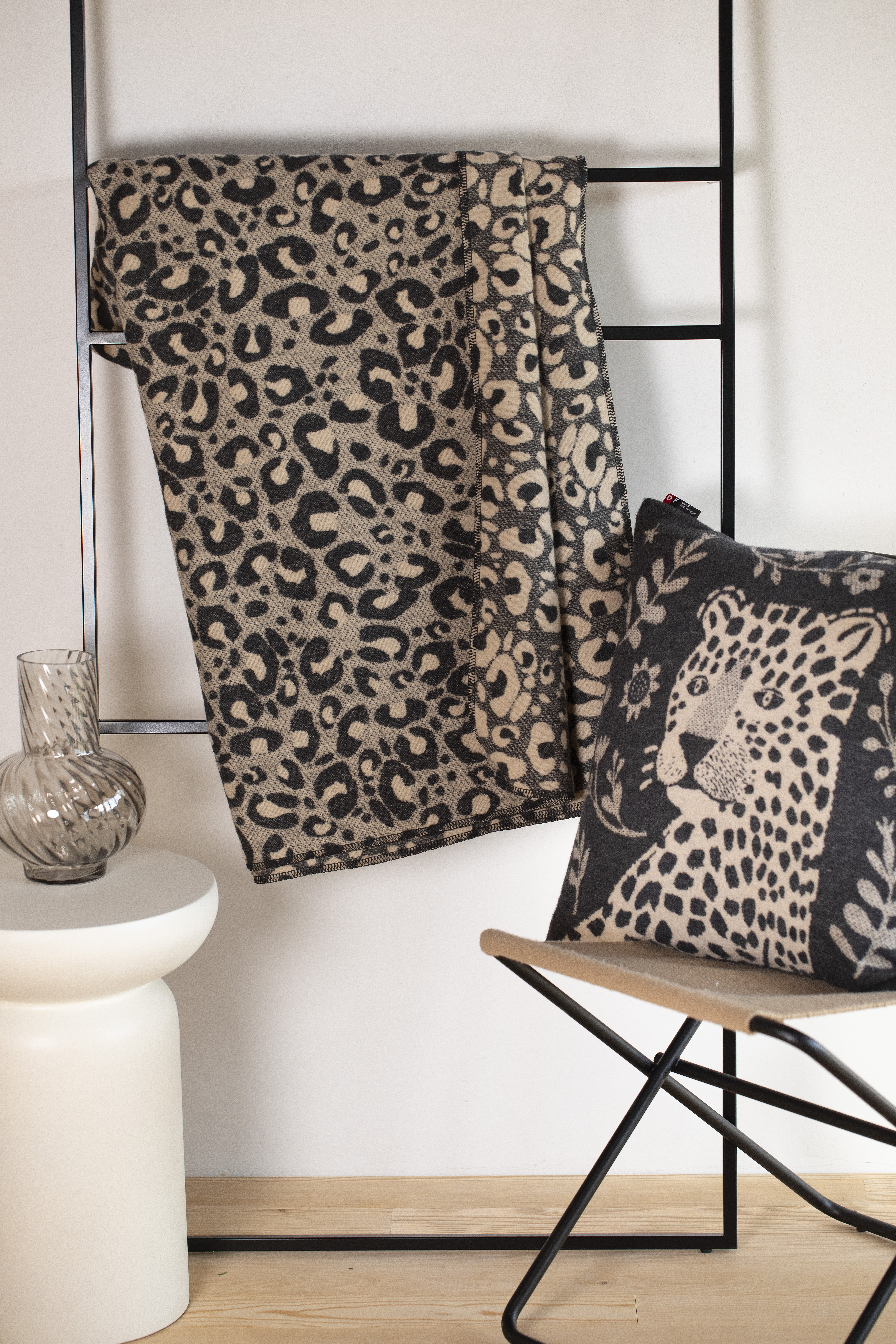 Plaid Silvretta Leo Anthrazit 140x200 cm Sander AG