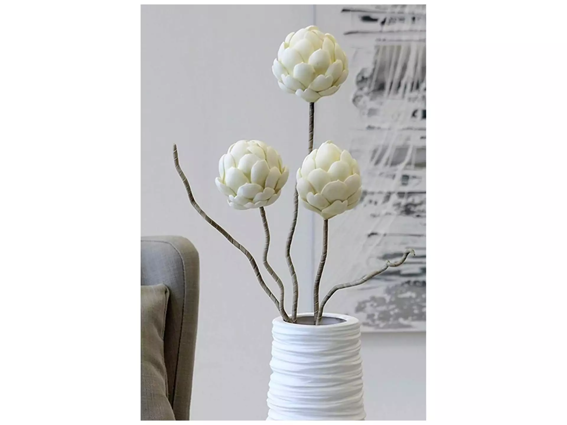 Kunstblume Blossom Creme-Weiss h: 121 cm von Casablanca
