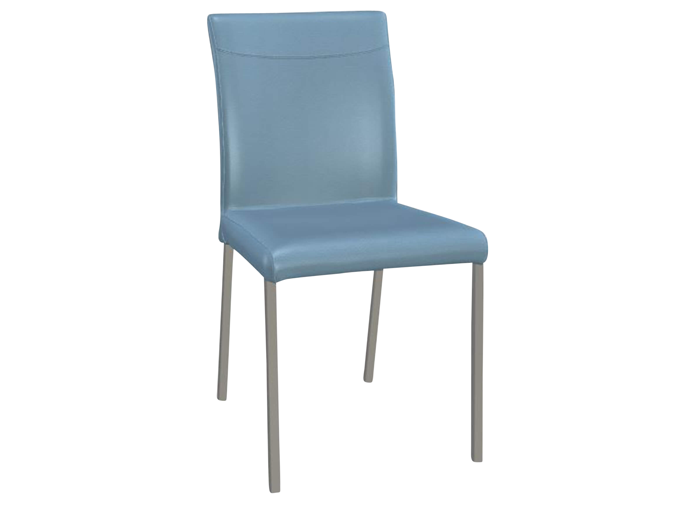 Stuhl Leicht Premium Trendstühle / Farbe: Sky / Material: Leder