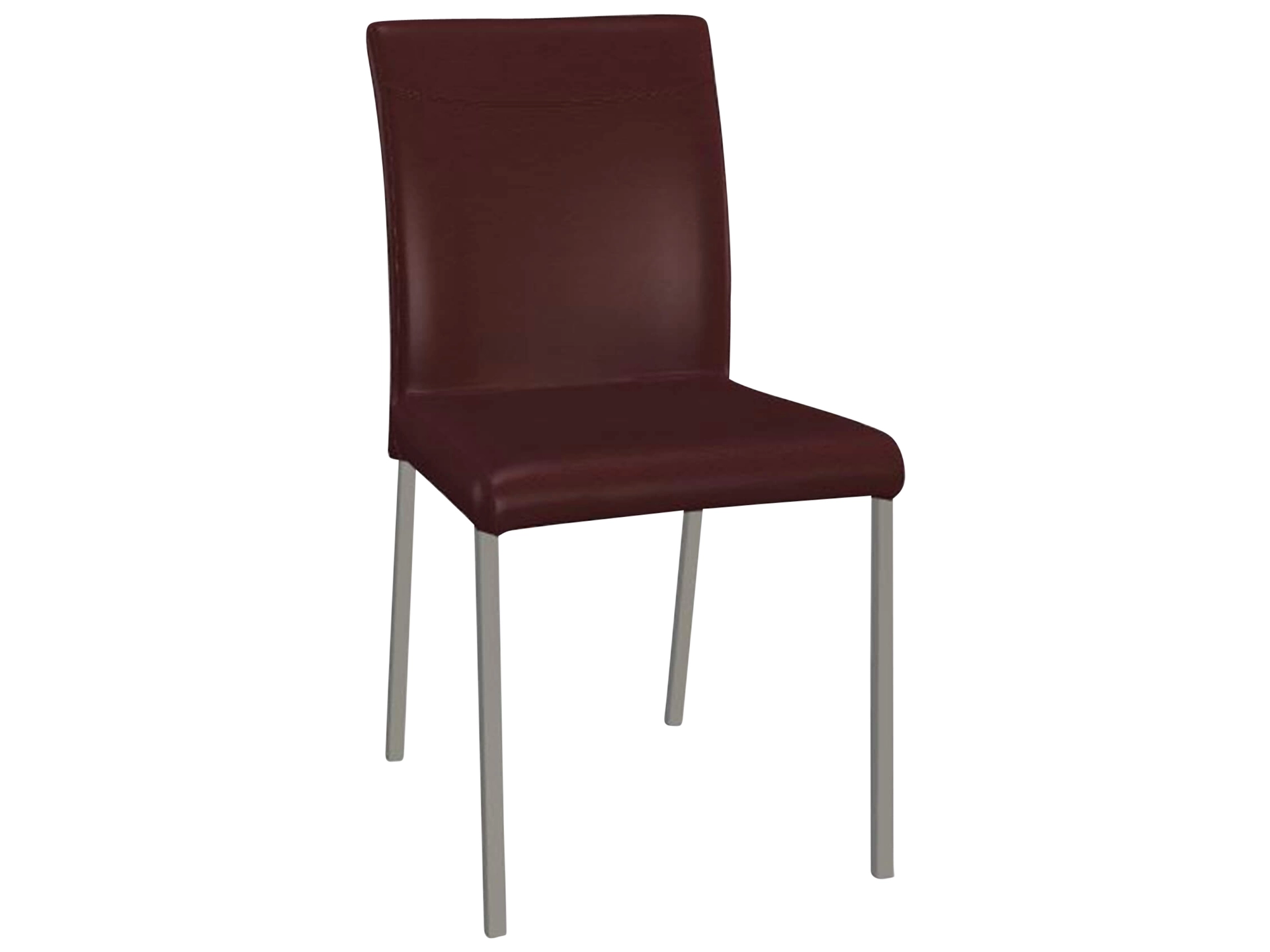 Stuhl Leicht Premium Trendstühle / Farbe: Bordeaux / Material: Leder
