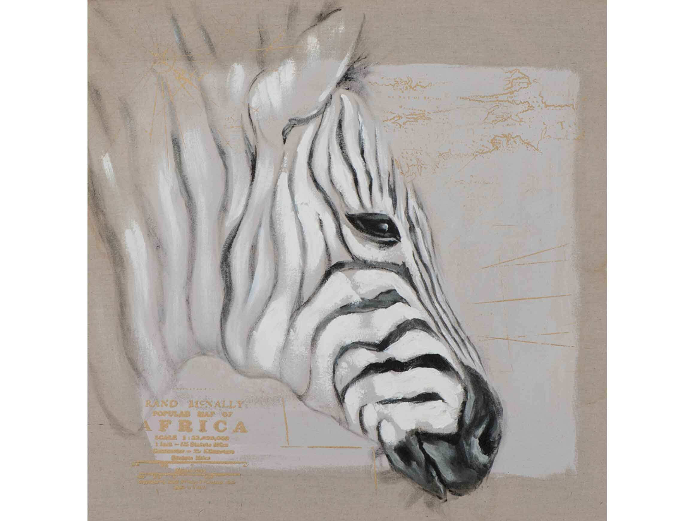 image LAND Bild Zebrakopf 1  | Schubiger Möbel