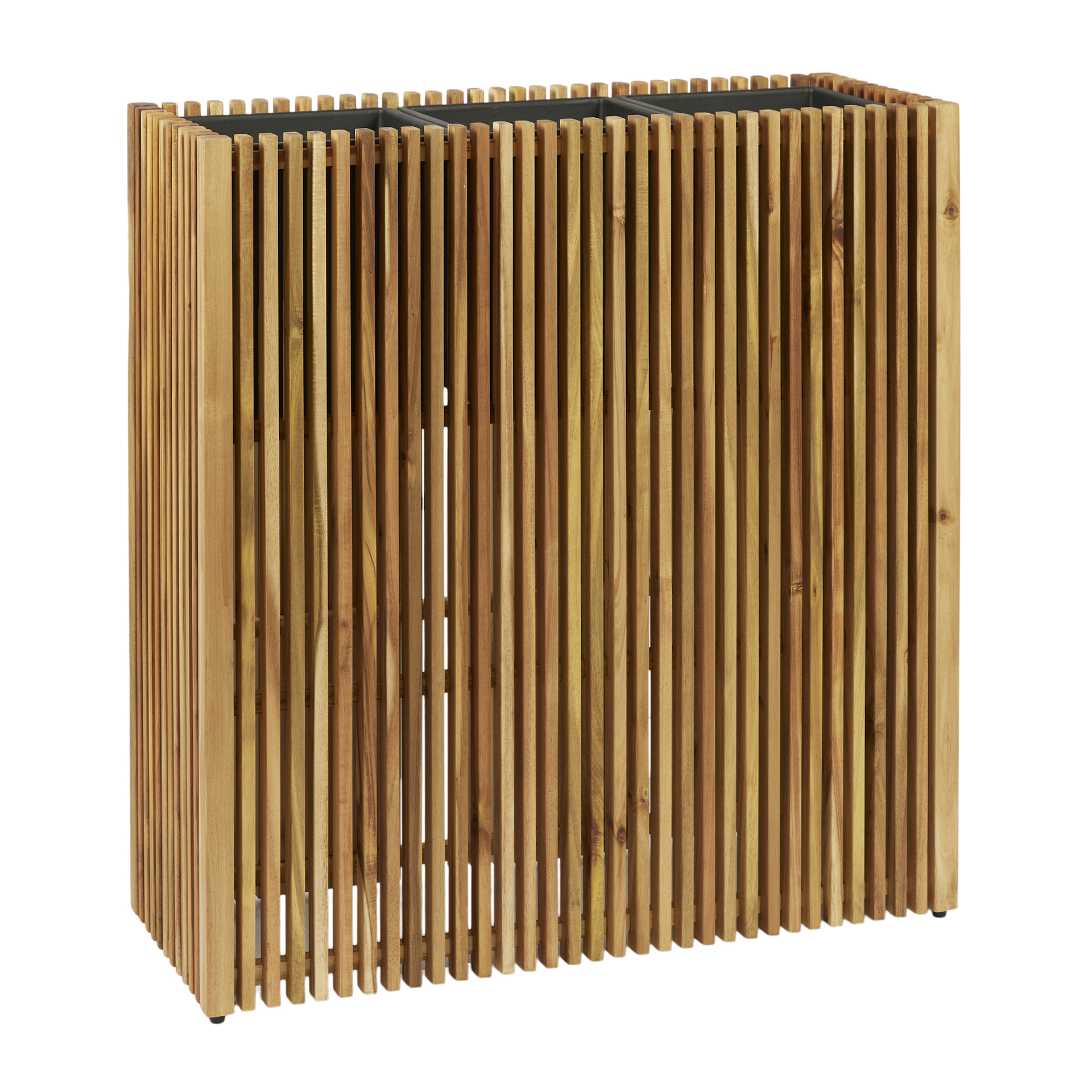 Pfanzgefäss Holzlatten H: 90 cm Edg