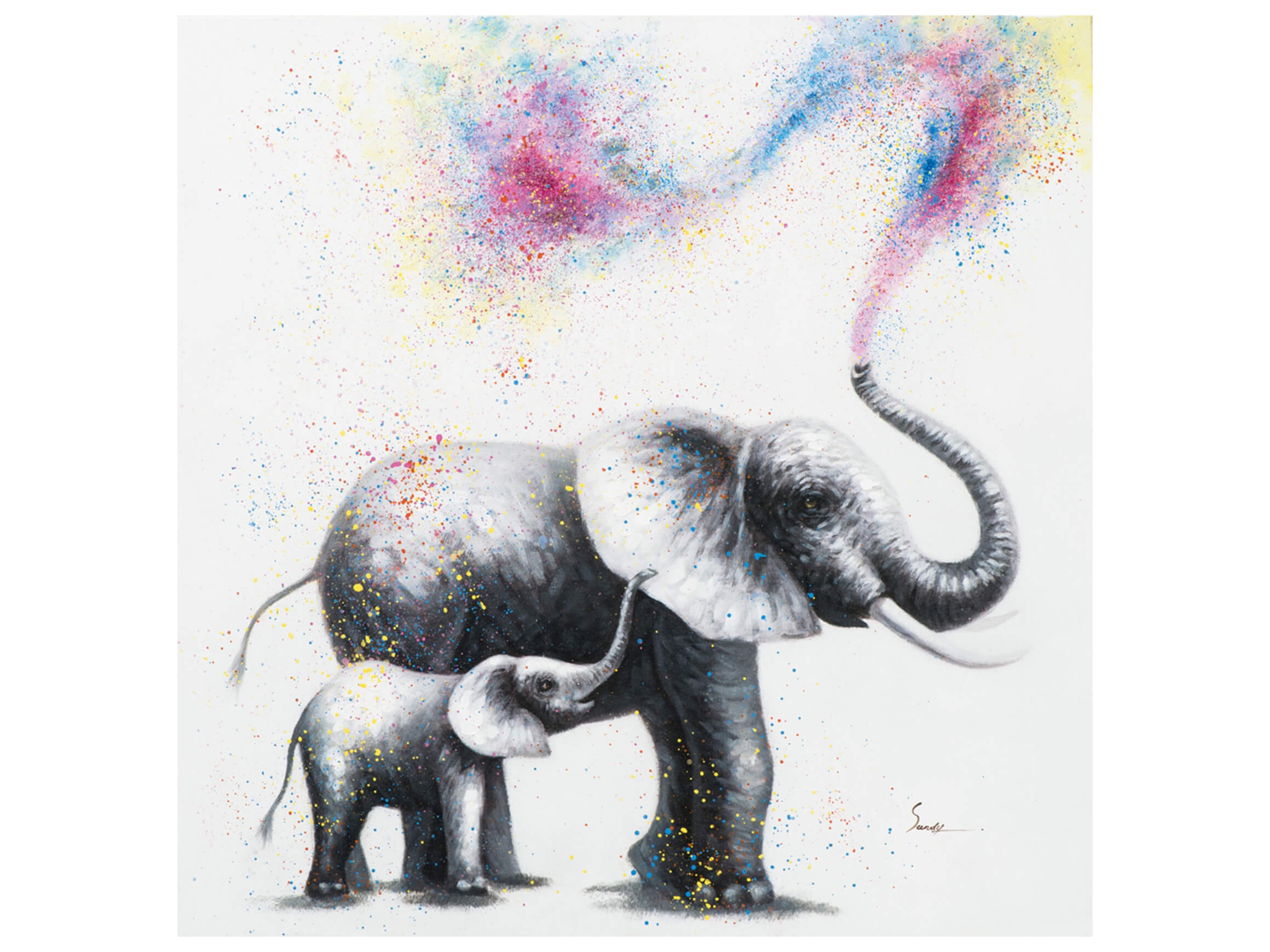 Bild Elefanten Gross und Klein image LAND