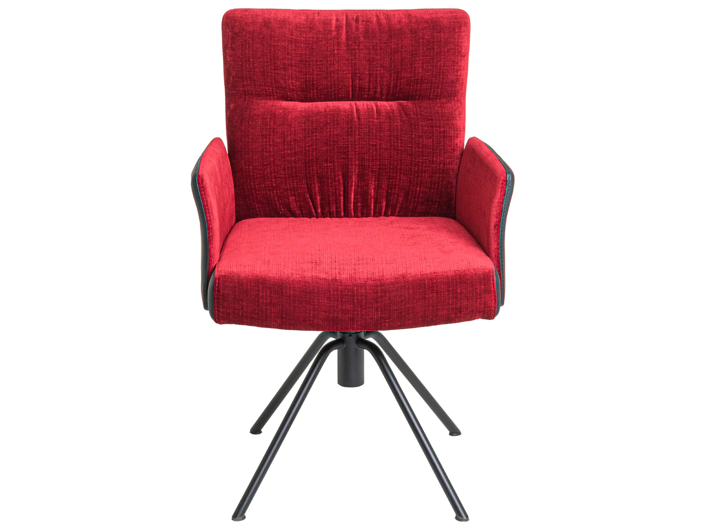 Armlehnstuhl Tally Xl IL-Concept / Farbe: Nero / Bezugsmaterial: Leder Stoff