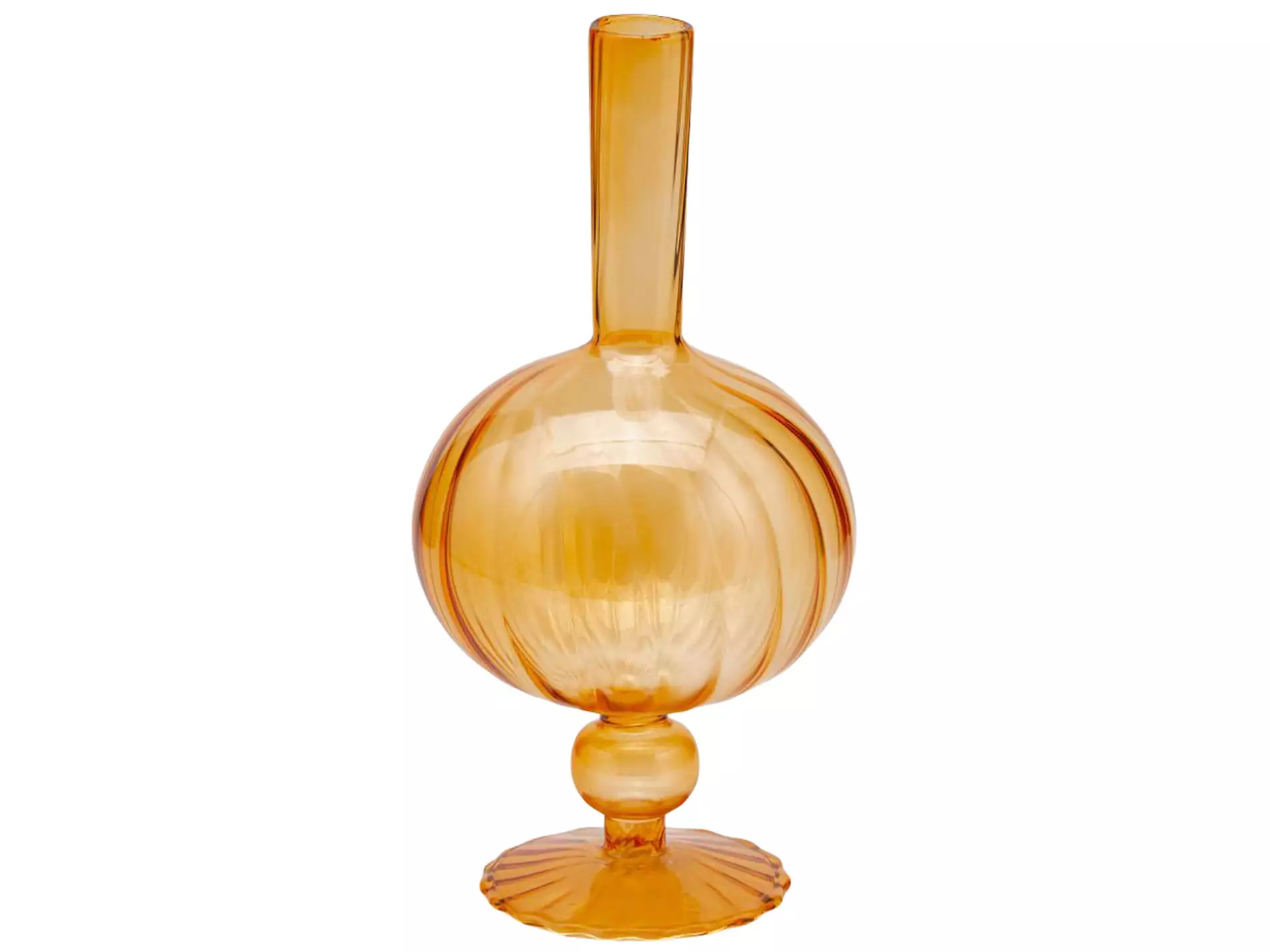 Vase Einzelblume Amber H: 25 cm Edg / Farbe: Amber